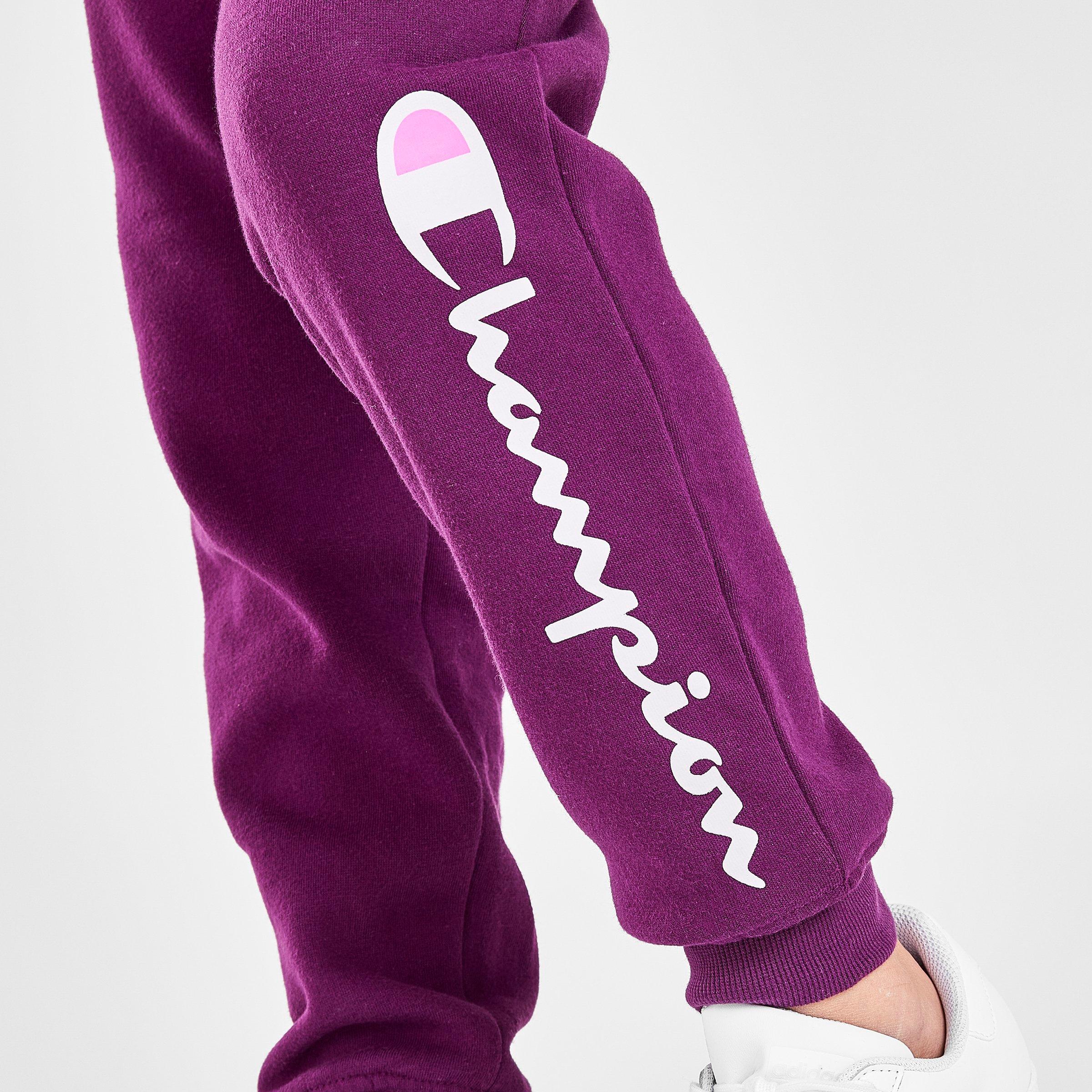 champion classic script jogger pants