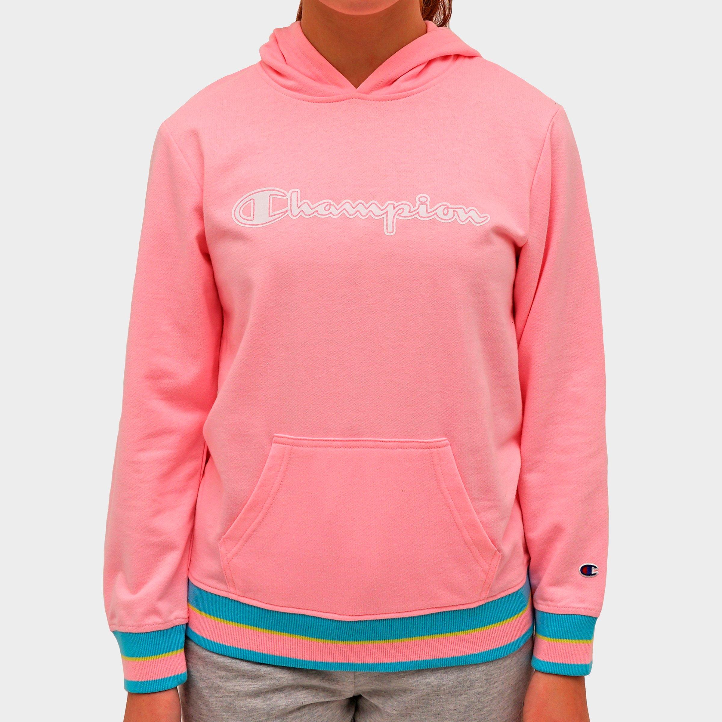 pink girls champion hoodie