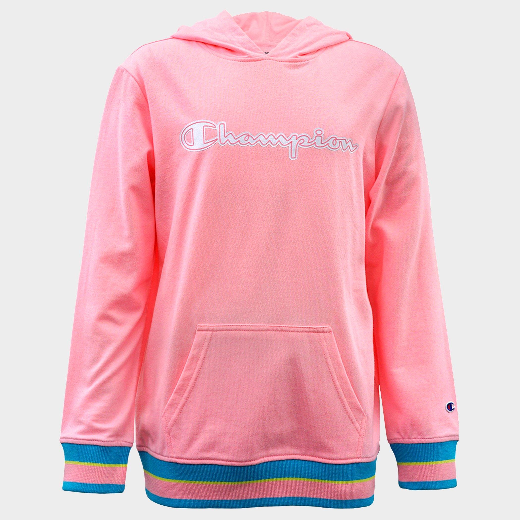 pink girls champion hoodie