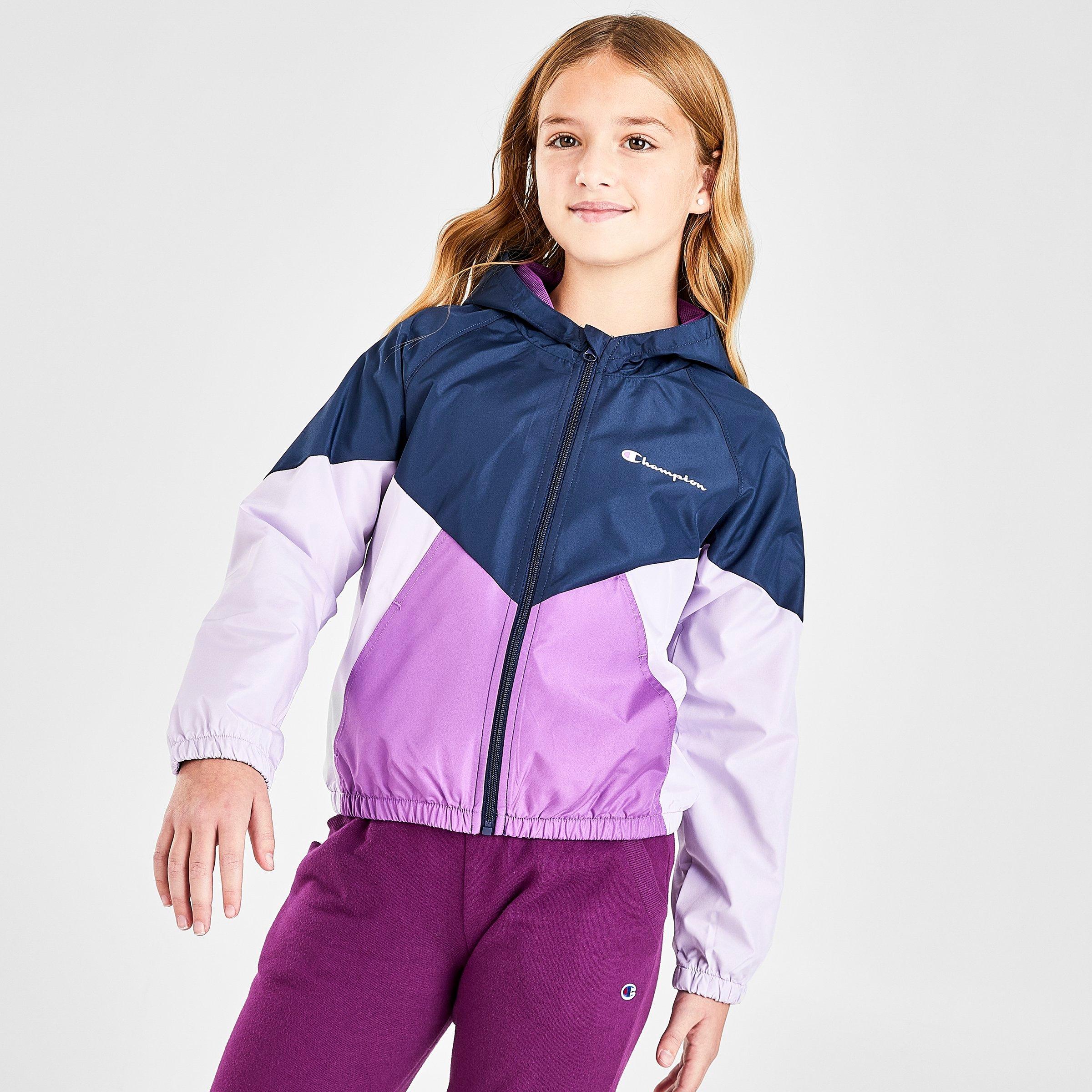 champion windbreaker girls