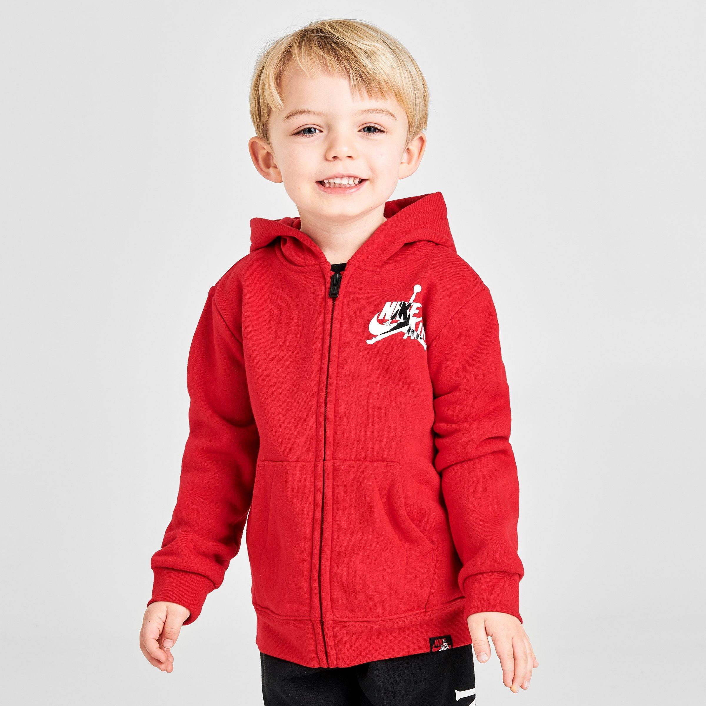 toddler boy red hoodie