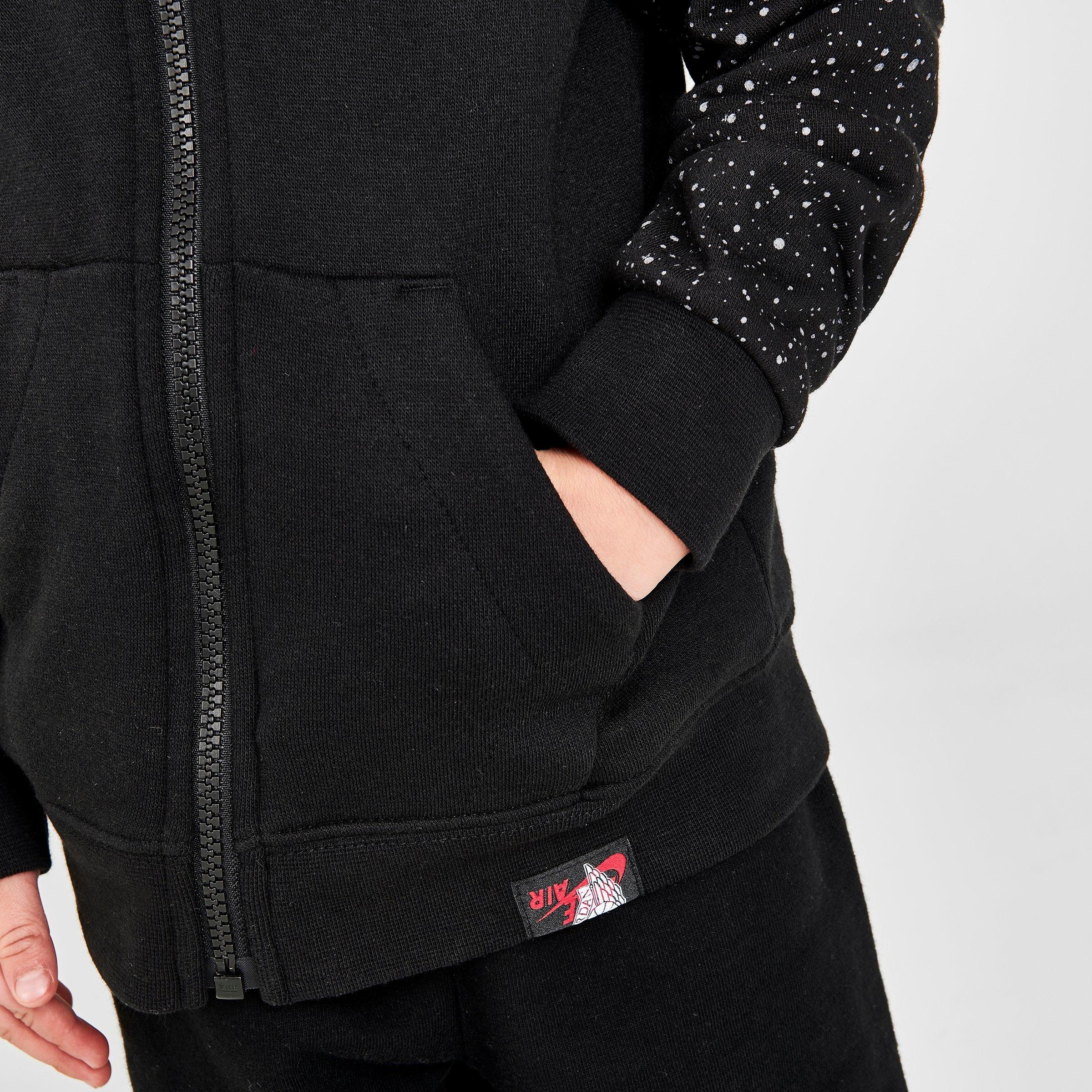 black jordan zip hoodie