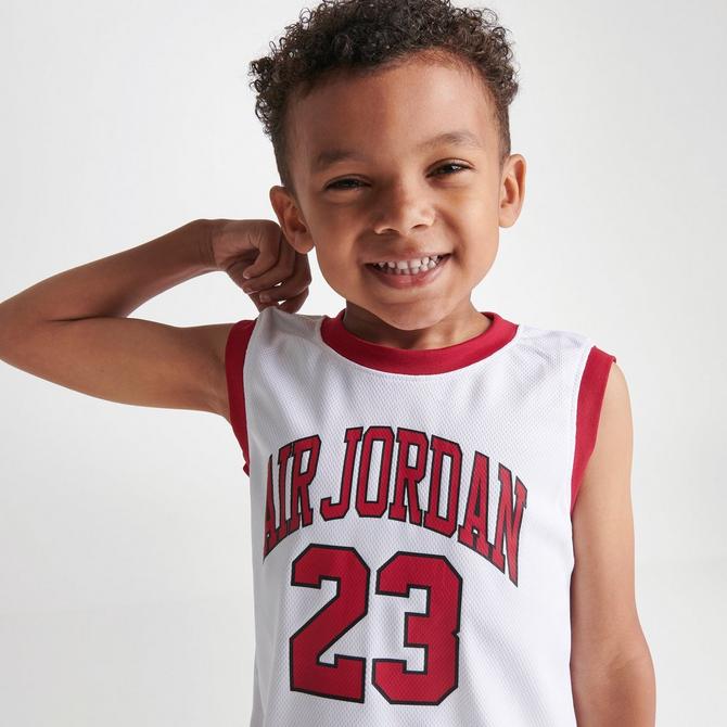 Jordan Kids' 23 Jersey, Boys', Large, White