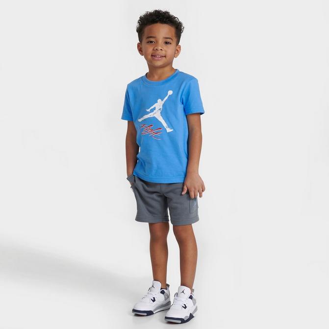 Kids' Toddler Jordan Jumpman Flight T-Shirt and Cargo Shorts Set