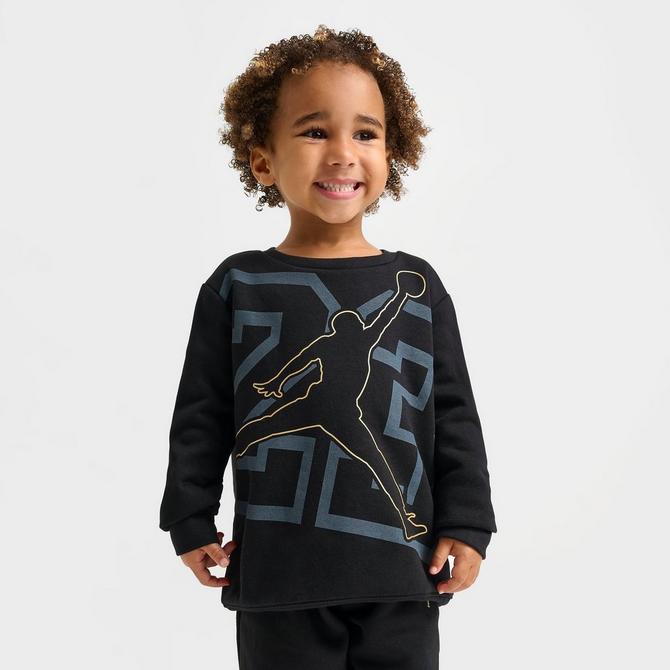 Kids' Toddler Jordan See Me Shine Crewneck and Jogger Pants
