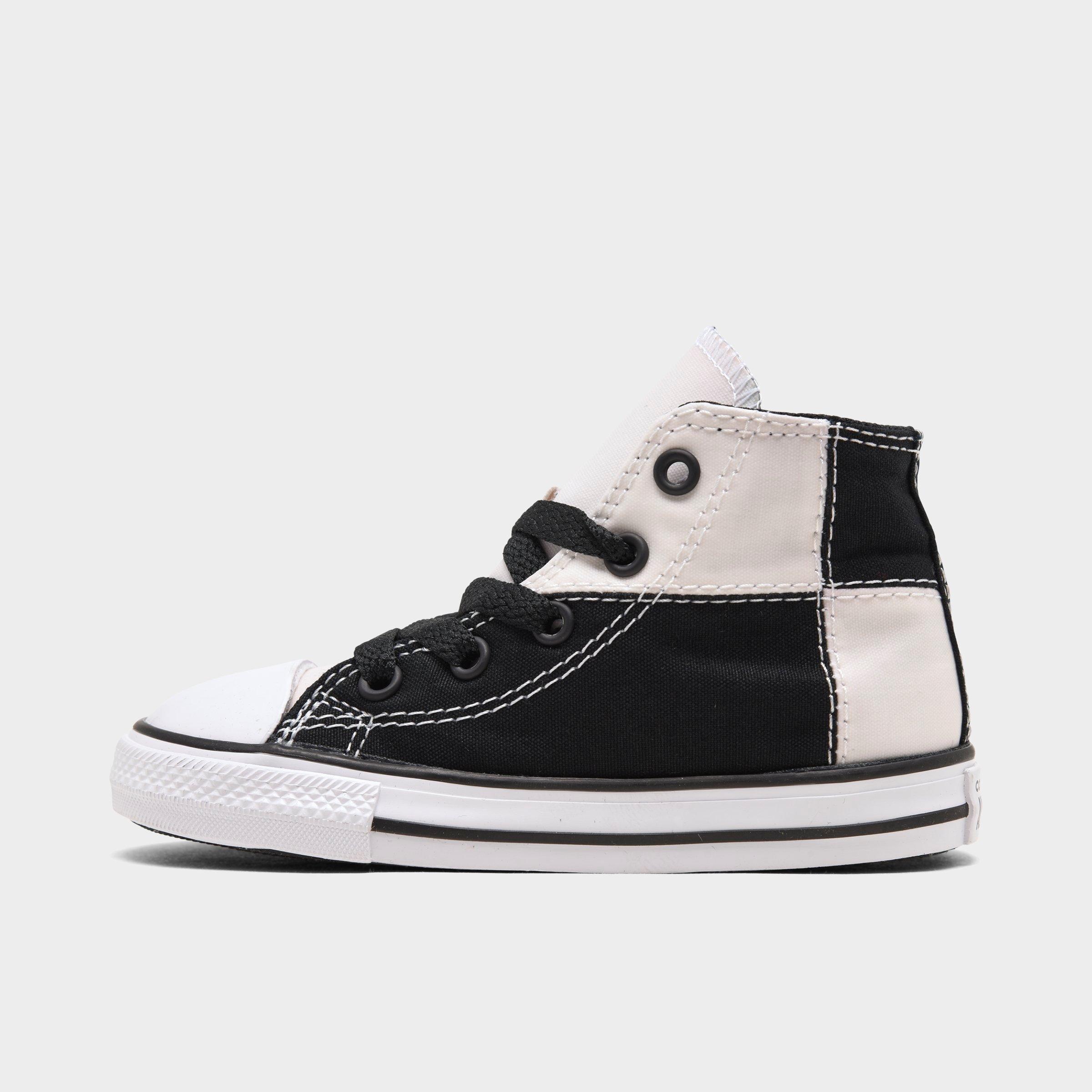 black toddler converse high tops