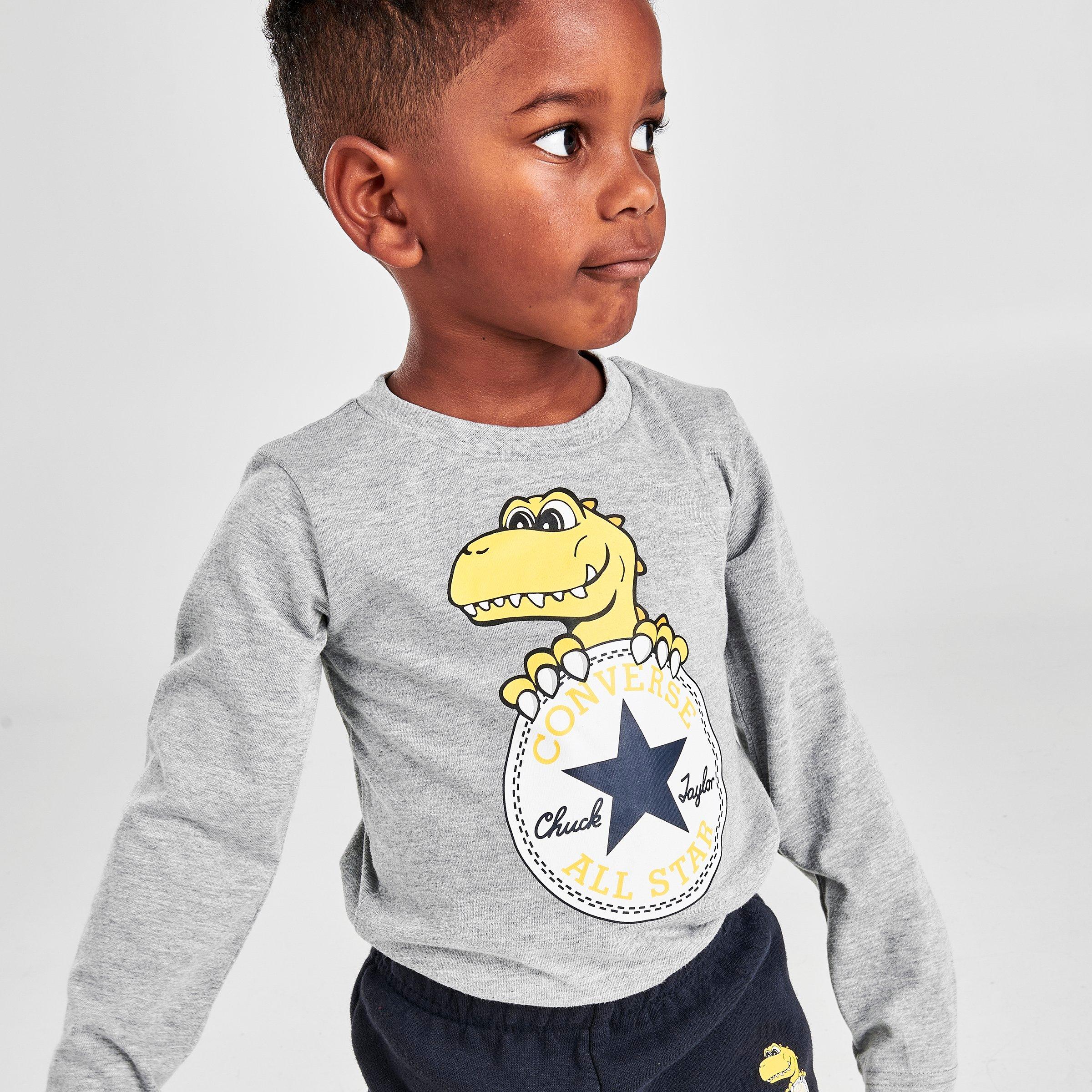 boys dinosaur converse