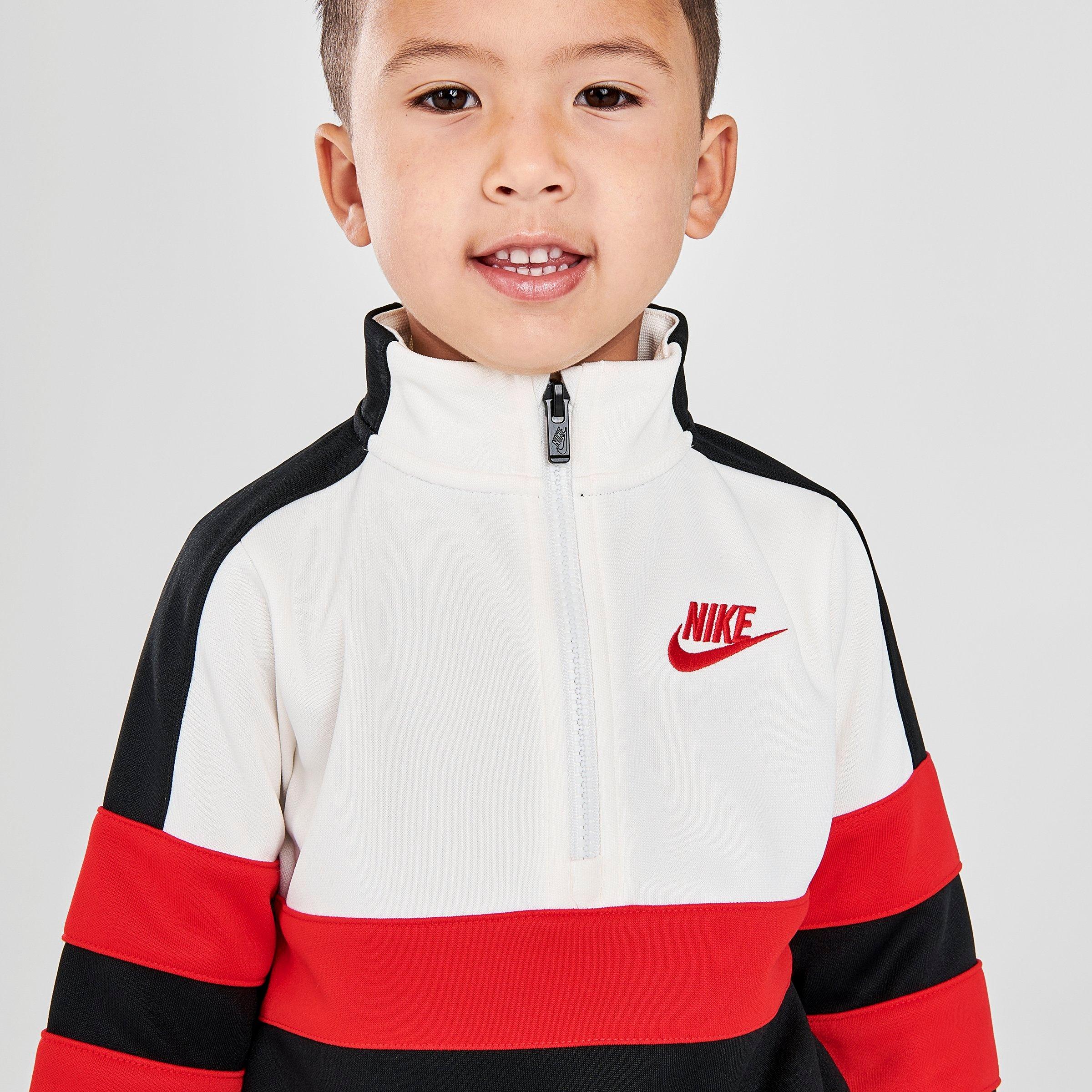 kids nike half zip