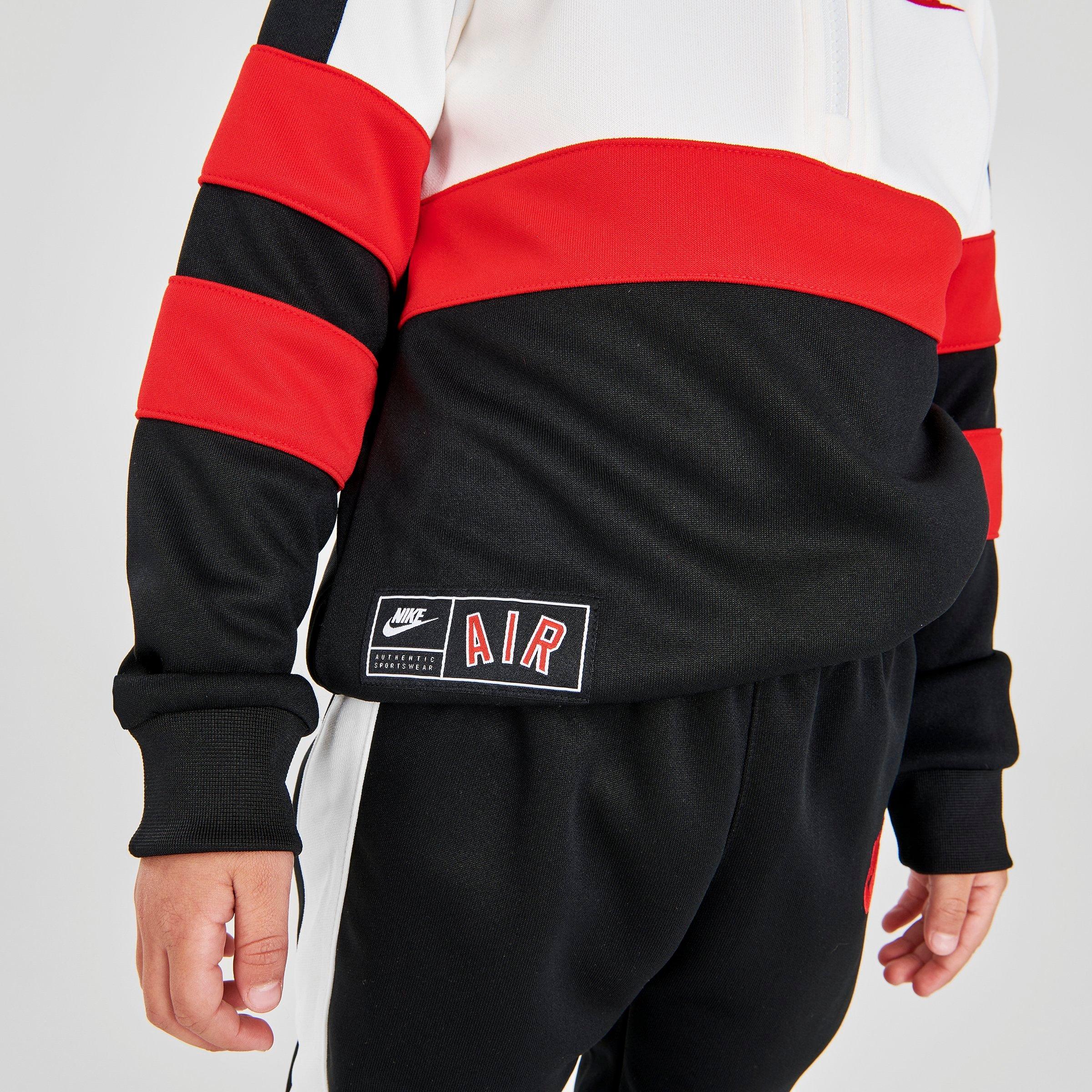 black and white nike jogger set
