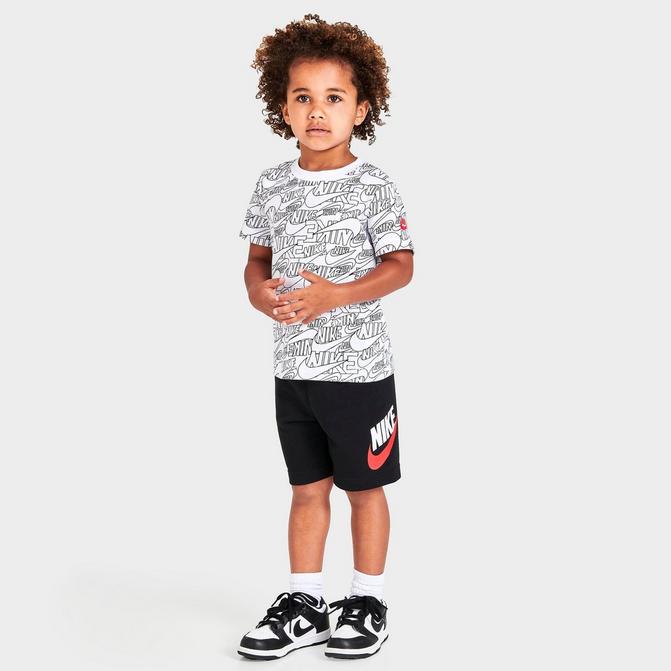 Boys' Toddler Nike Read Allover Print TShirt and Shorts Set Finish Line