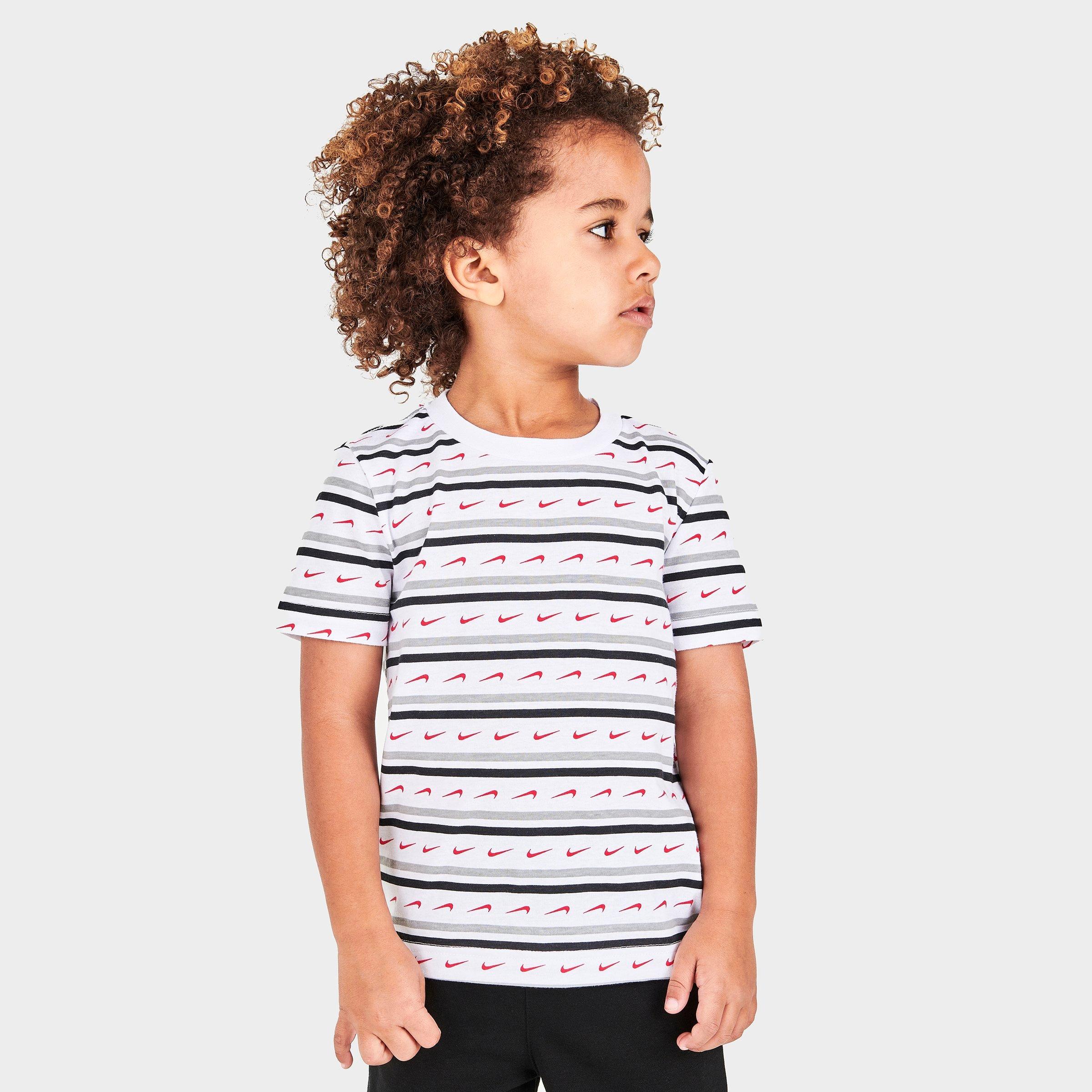 nike swoosh stripe t shirt