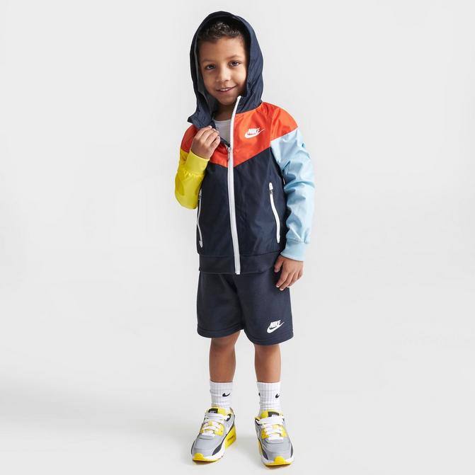 directory Vooruitzien Hertogin Kids' Toddler Nike Active Joy Windrunner Jacket and Shorts Set| Finish Line