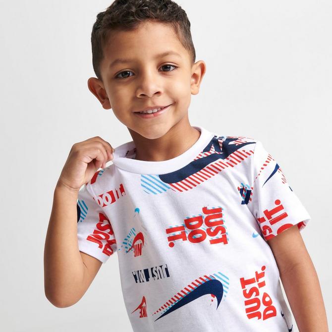 invoegen de eerste Leger Kids' Toddler Nike Active Joy T-Shirt and Shorts Set| Finish Line