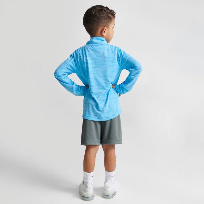 Kids' Toddler Nike Dri-FIT Quarter-Zip Top Shorts Set| Finish Line