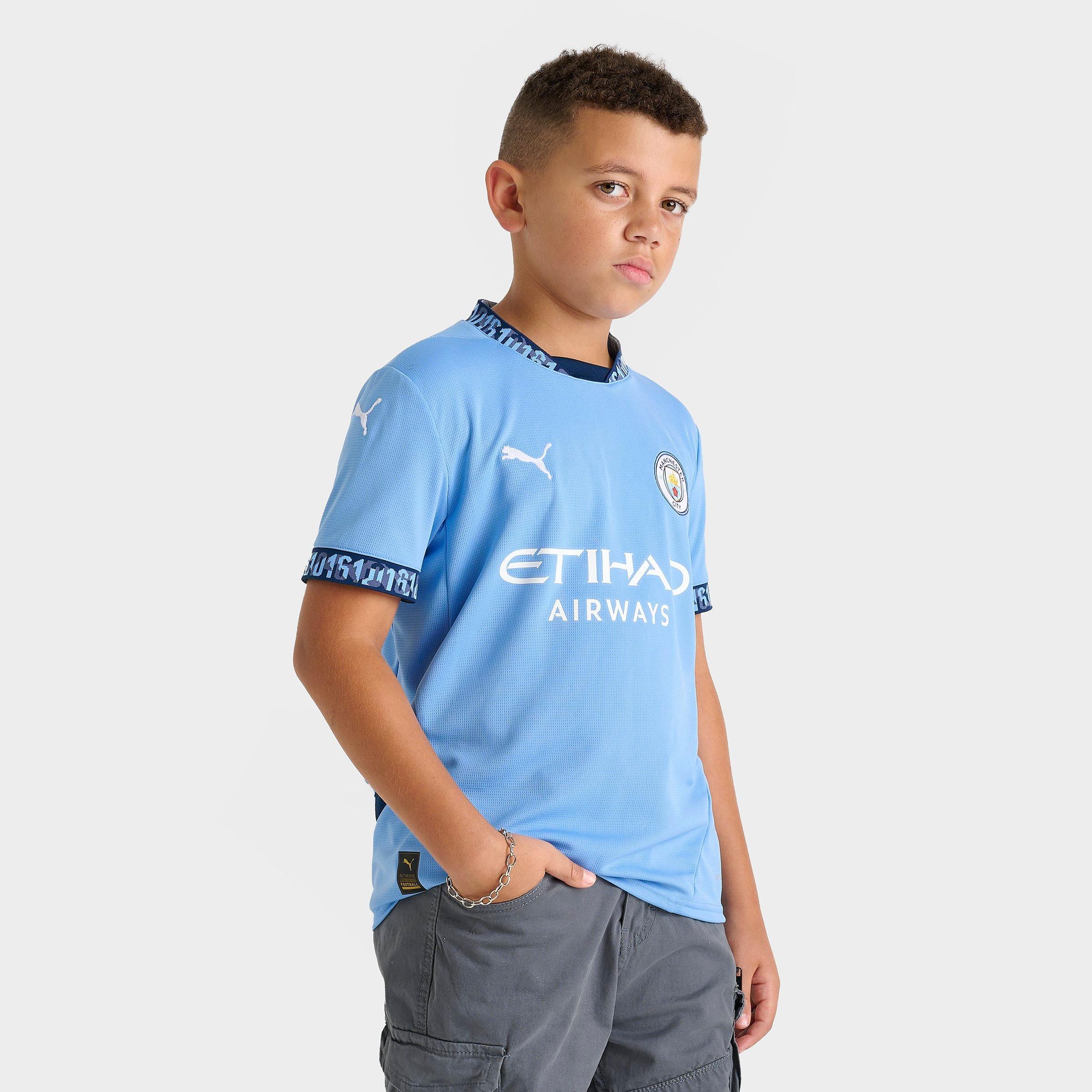 Kids' Puma Manchester City 24-25 Home Soccer Jersey