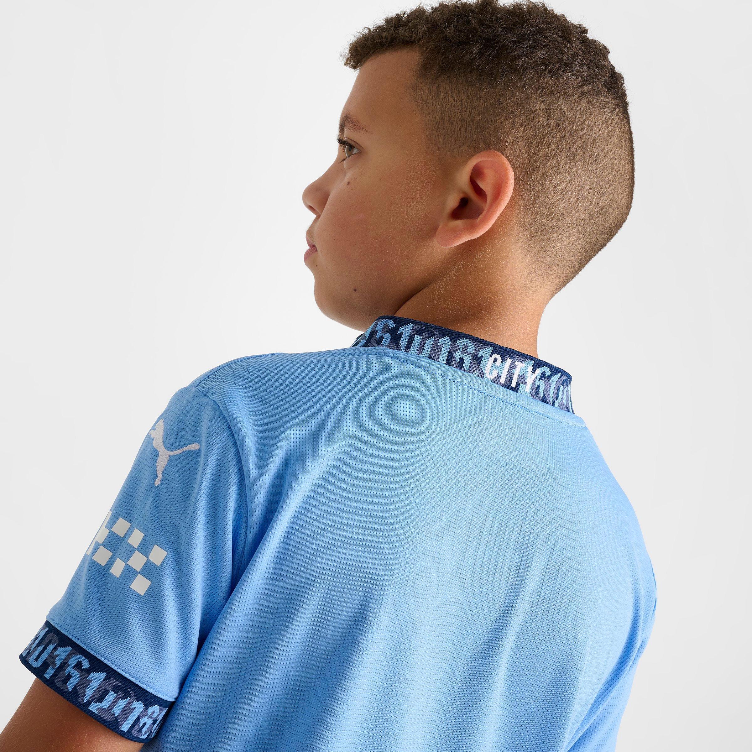 PUMA Kids Puma Manchester City 24 25 Home Soccer Jersey Dulles Town Center