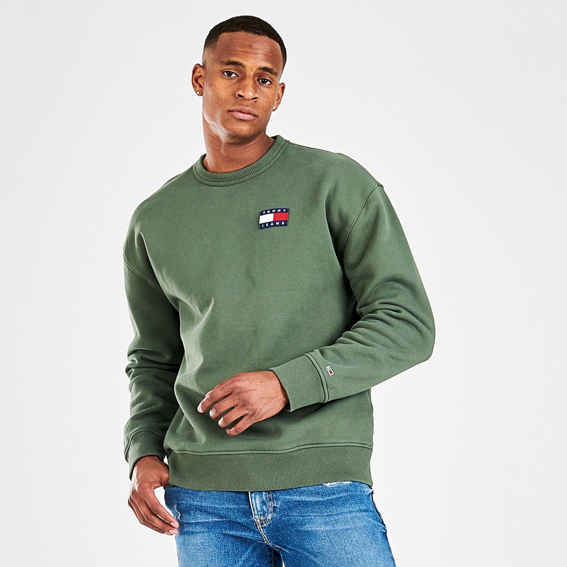tommy hilfiger grey crew neck sweatshirt