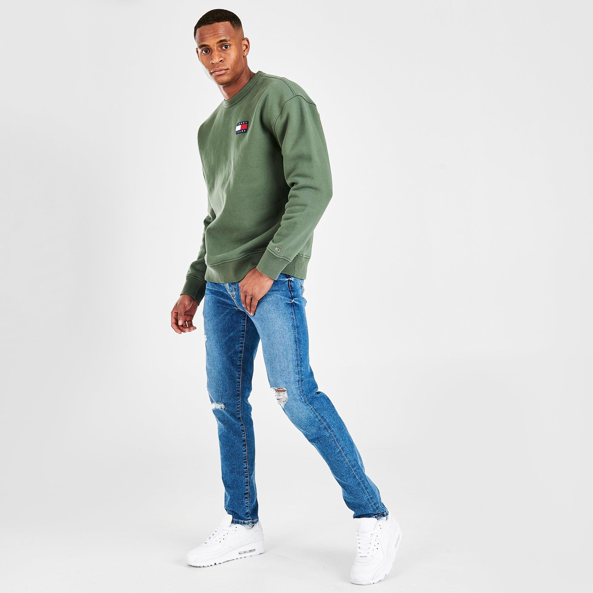 olive green tommy hilfiger hoodie