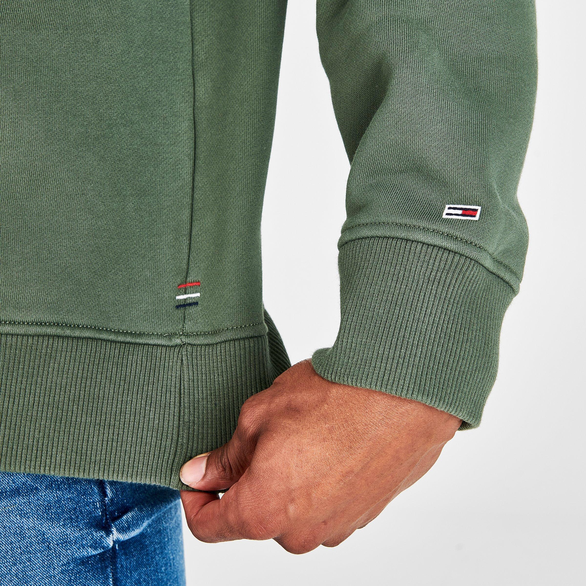 olive green tommy hilfiger hoodie