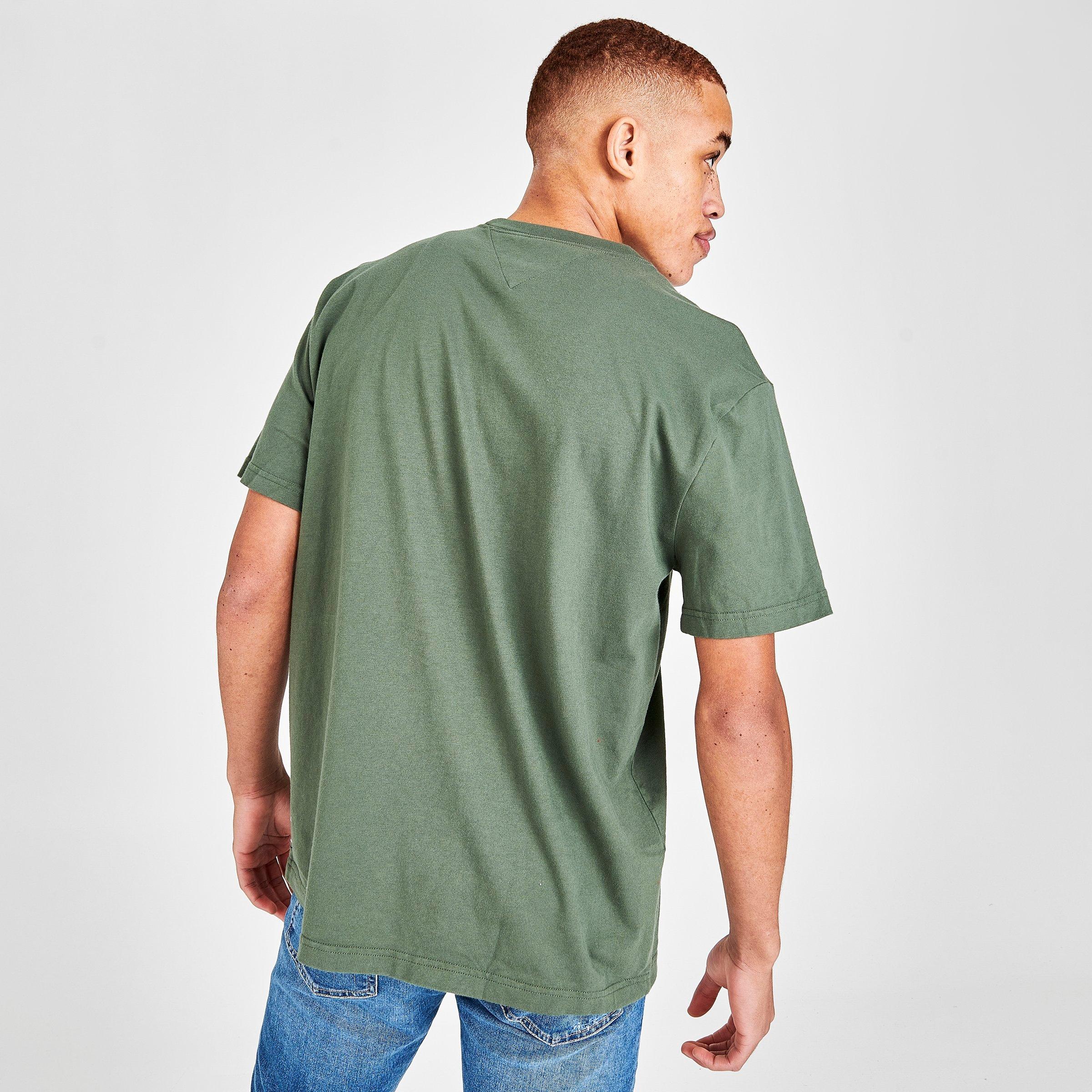 tommy hilfiger olive green shirt
