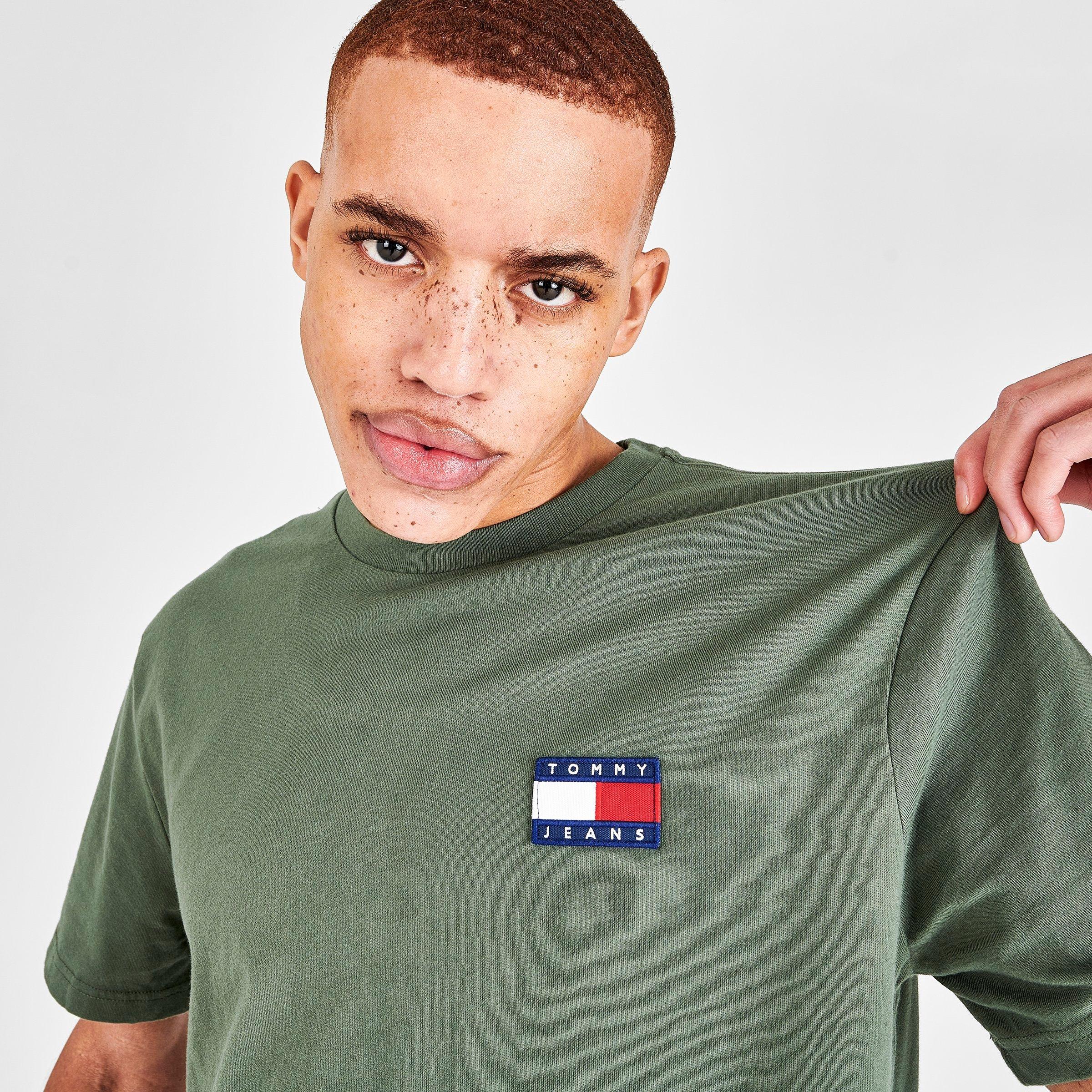 olive green tommy hilfiger t shirt