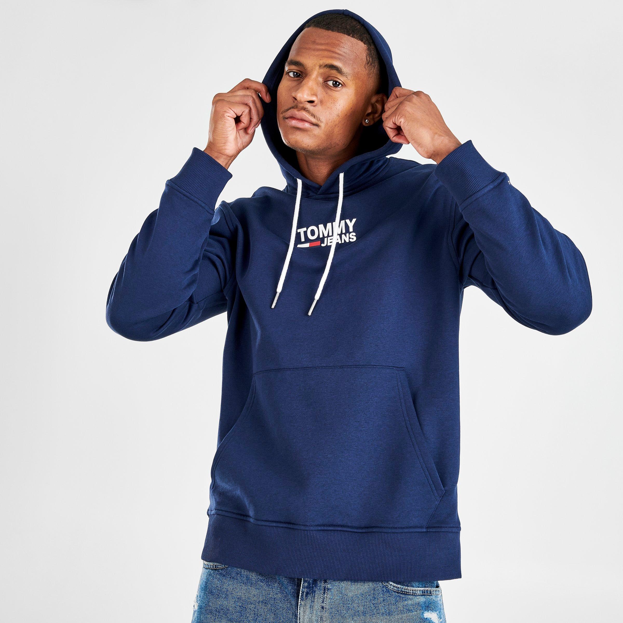 tommy navy hoodie