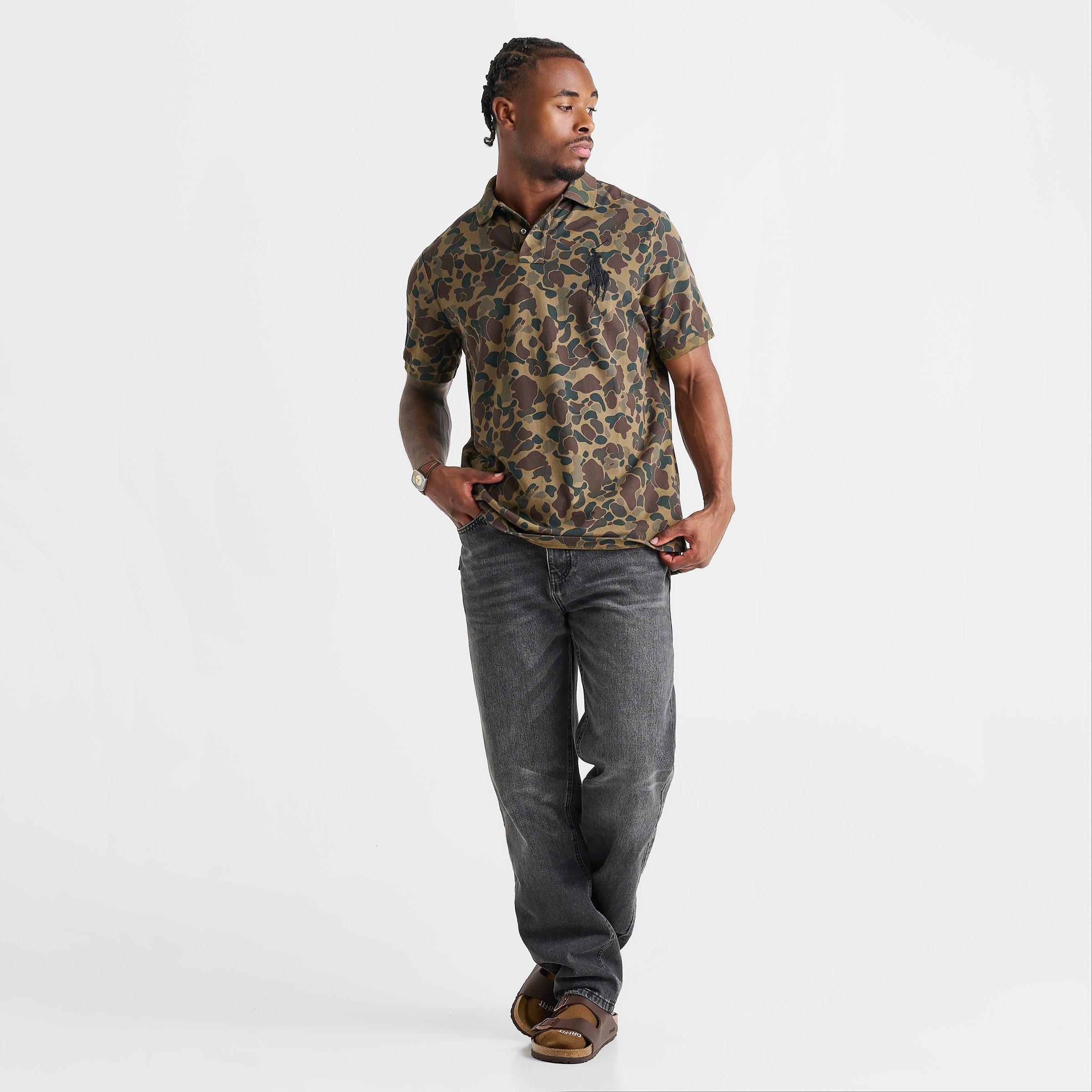 Men's Polo Ralph Lauren Big Pony Camo Mesh Shirt