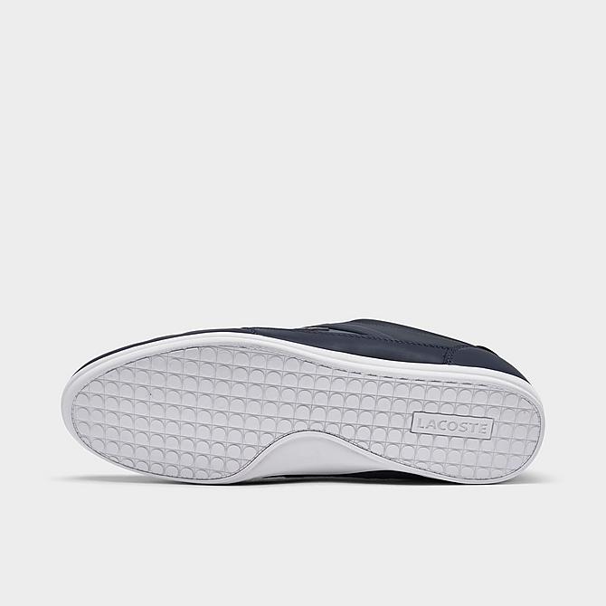 Bottom view of Men's Lacoste Chaymon BL 1 Casual Shoes in Navy/White Click to zoom