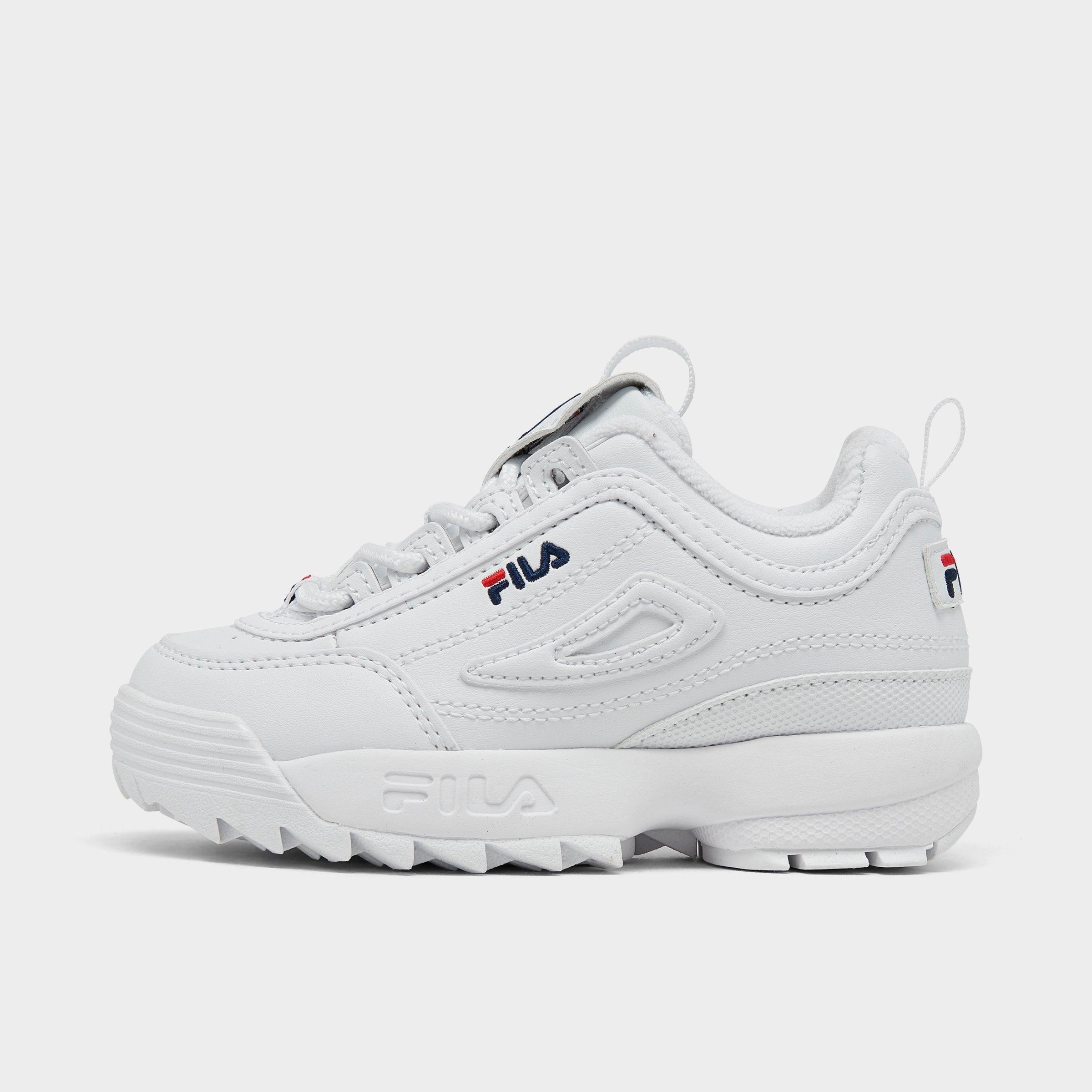 fila white casual shoes