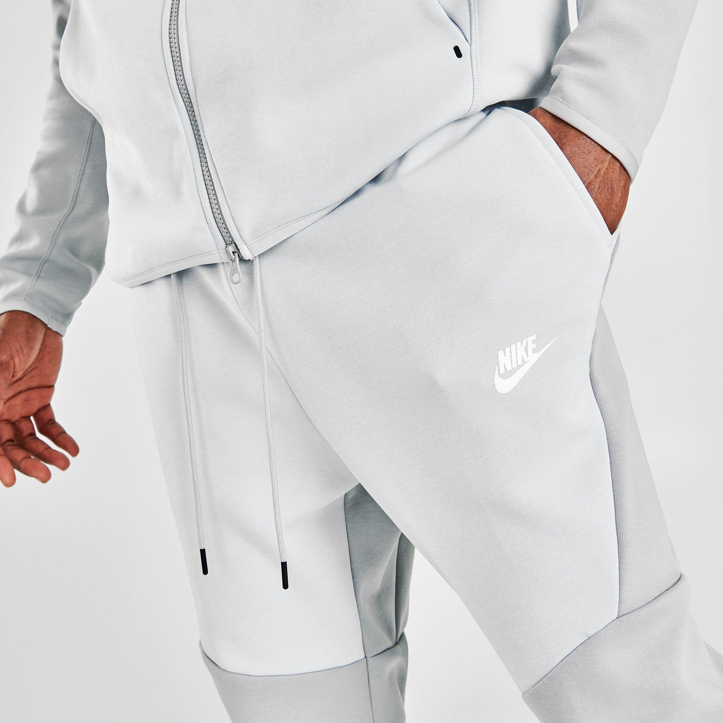 nike tech fleece white pants