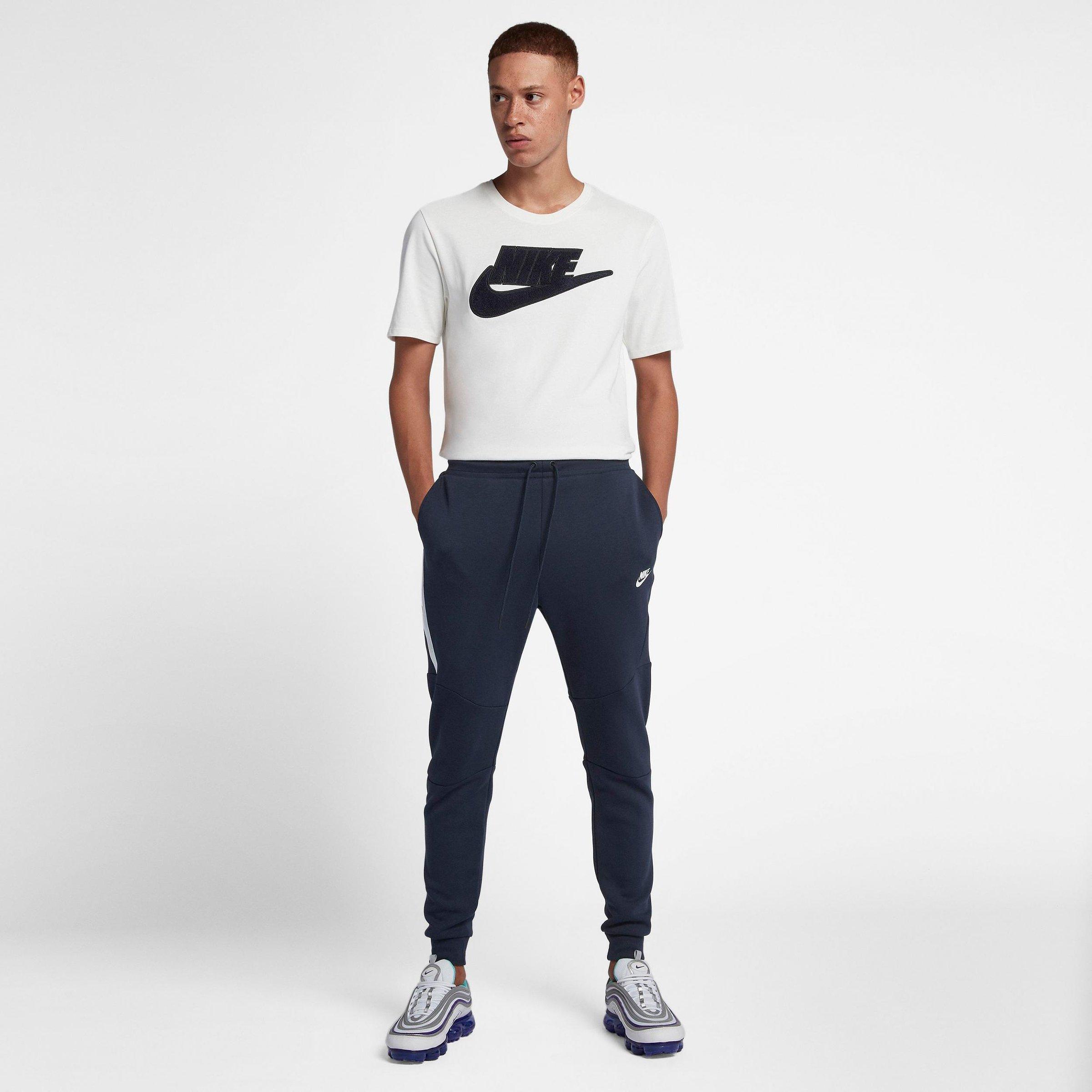 nike tech fleece pants navy