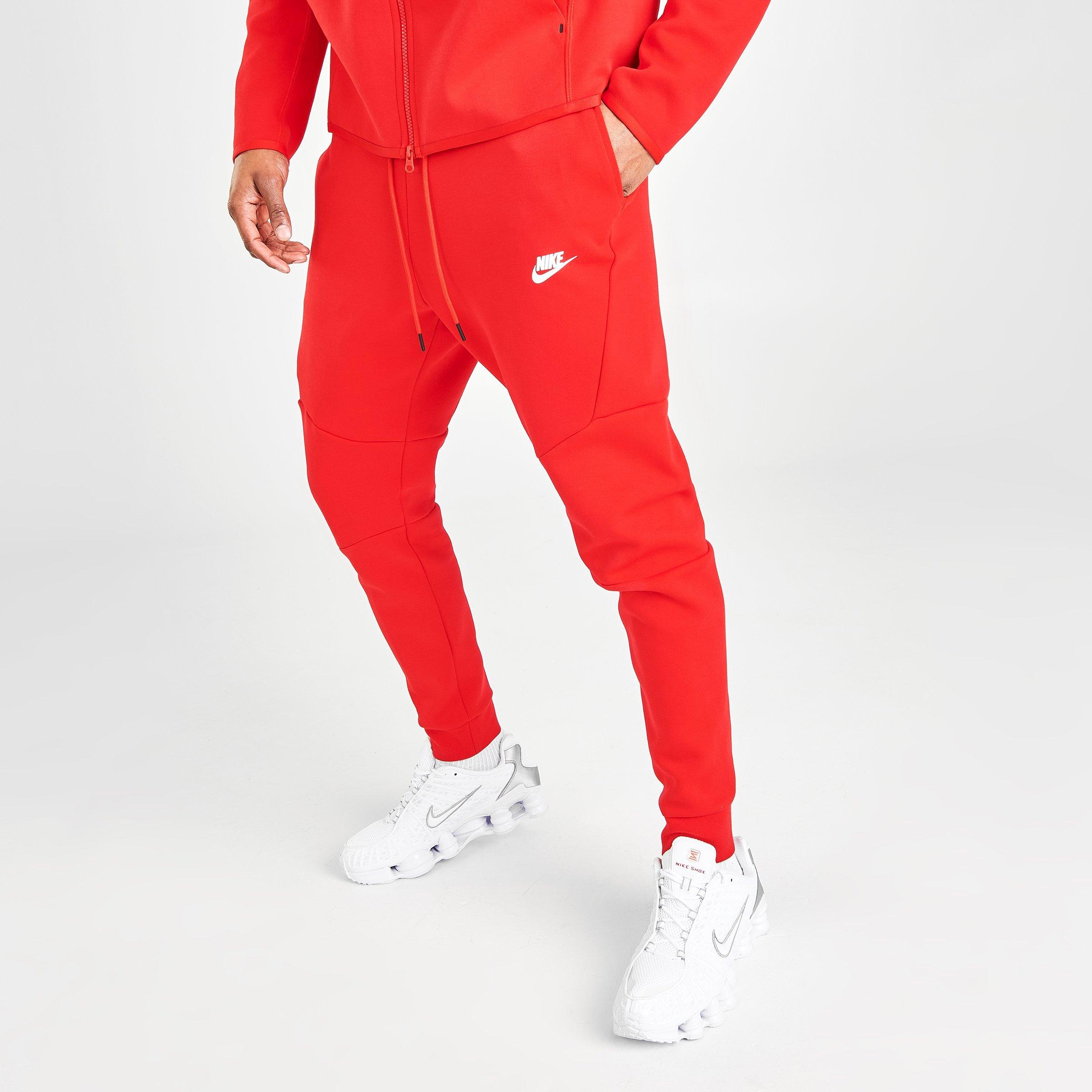 nike red fleece joggers