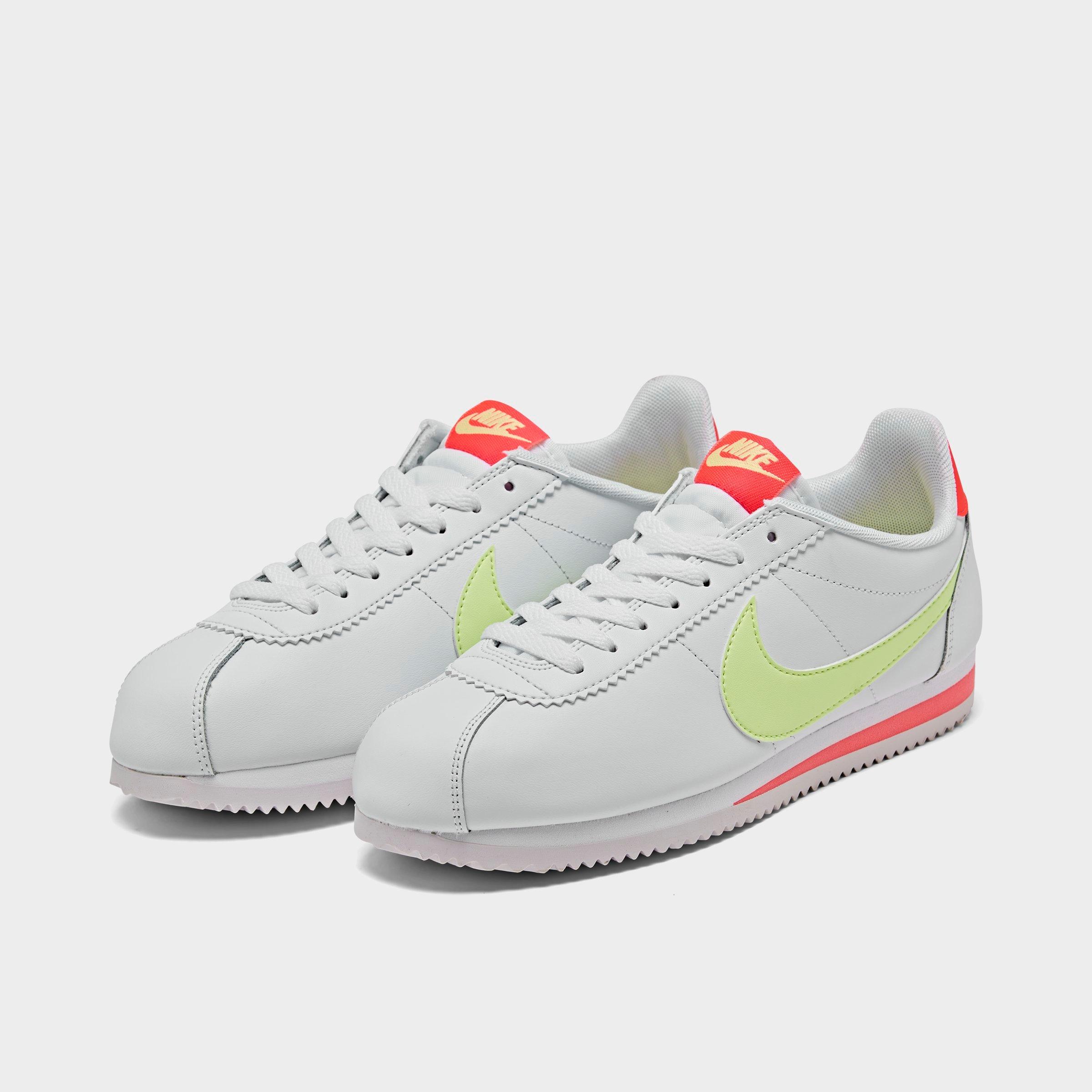 women's classic cortez leather casual sneakers from finish line