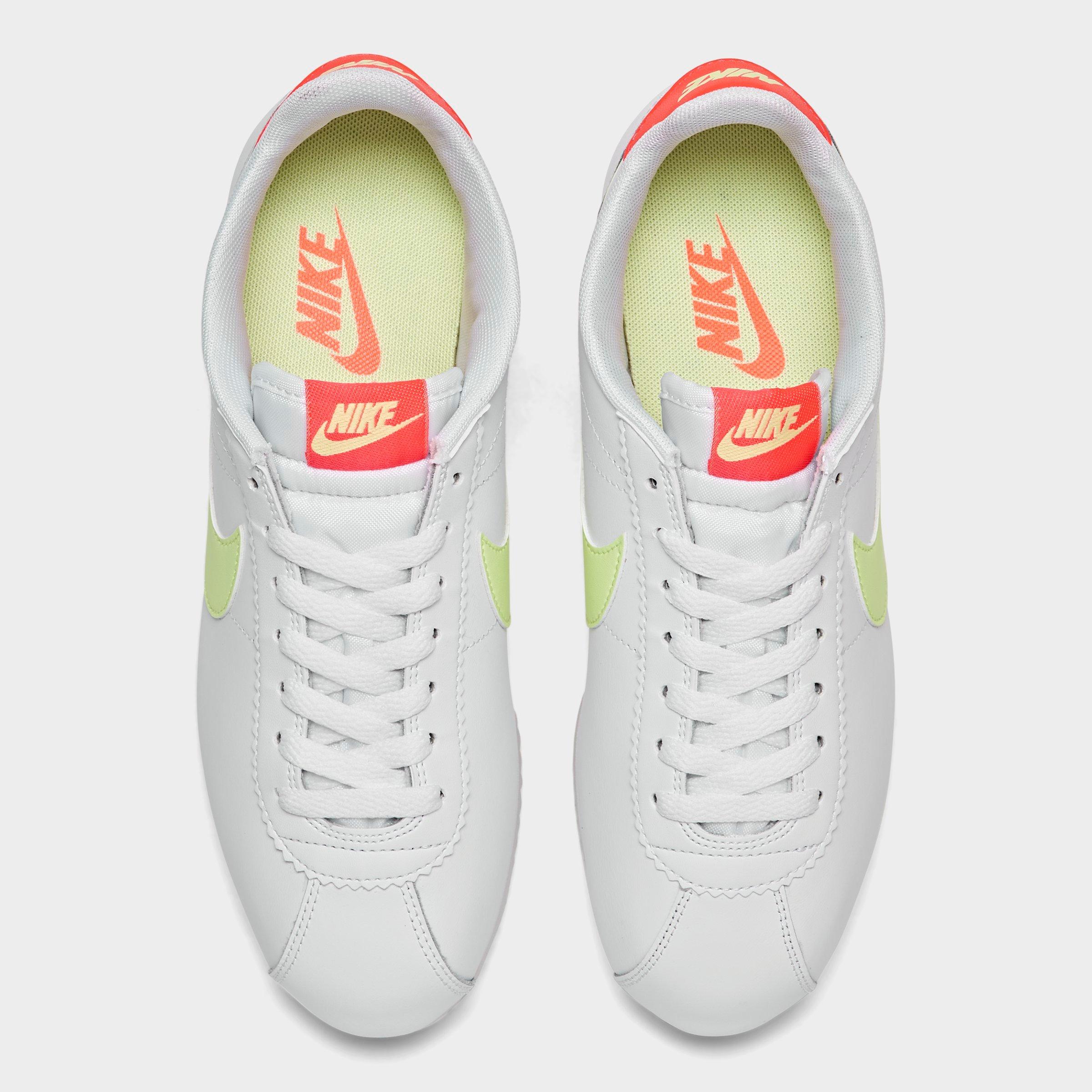 women's classic cortez leather casual sneakers from finish line