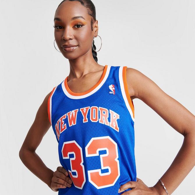 Women's Mitchell and Ness New York Knicks NBA Patrick Ewing