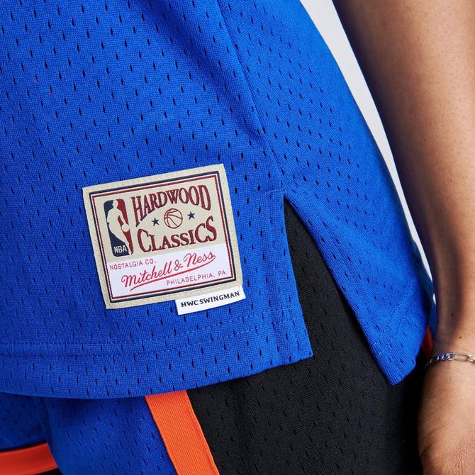 Women's Mitchell and Ness New York Knicks NBA Patrick Ewing Hardwood  Classics Swingman Jersey