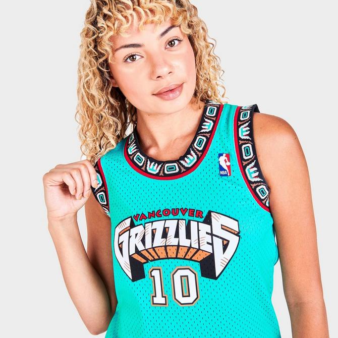 Women's Mitchell & Ness Vancouver Grizzlies NBA Mike Bibby Basketball Jersey