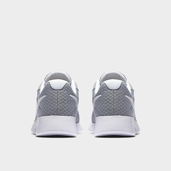Left view of Women's Nike Tanjun Casual Shoes in Wolf Grey/White Click to zoom