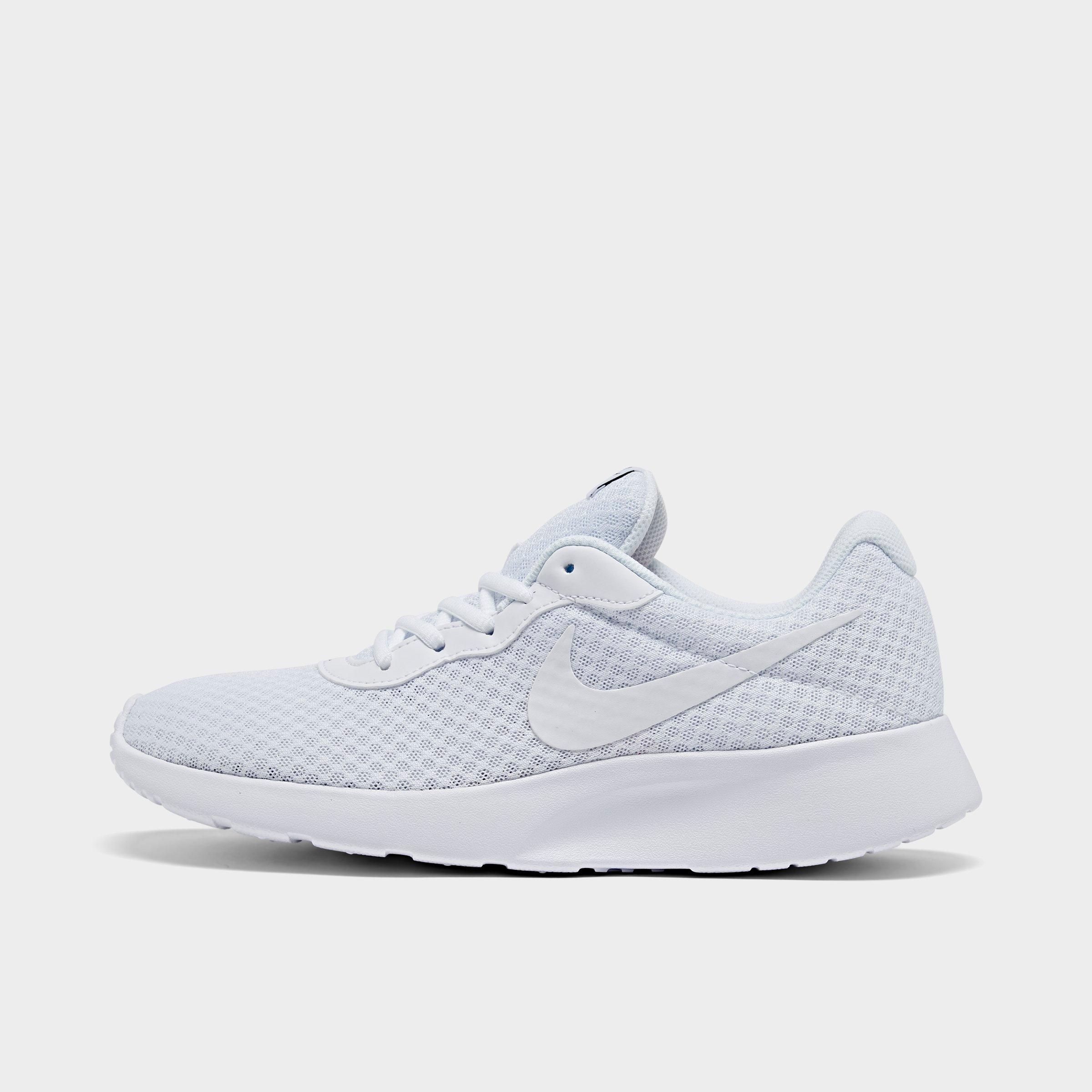 women's nike tanjun white sneakers