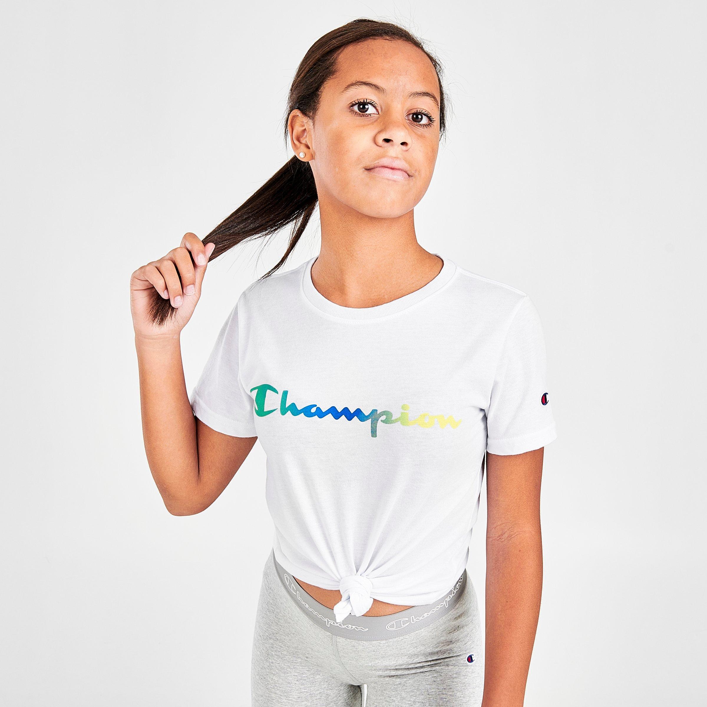 champion script logo t shirt