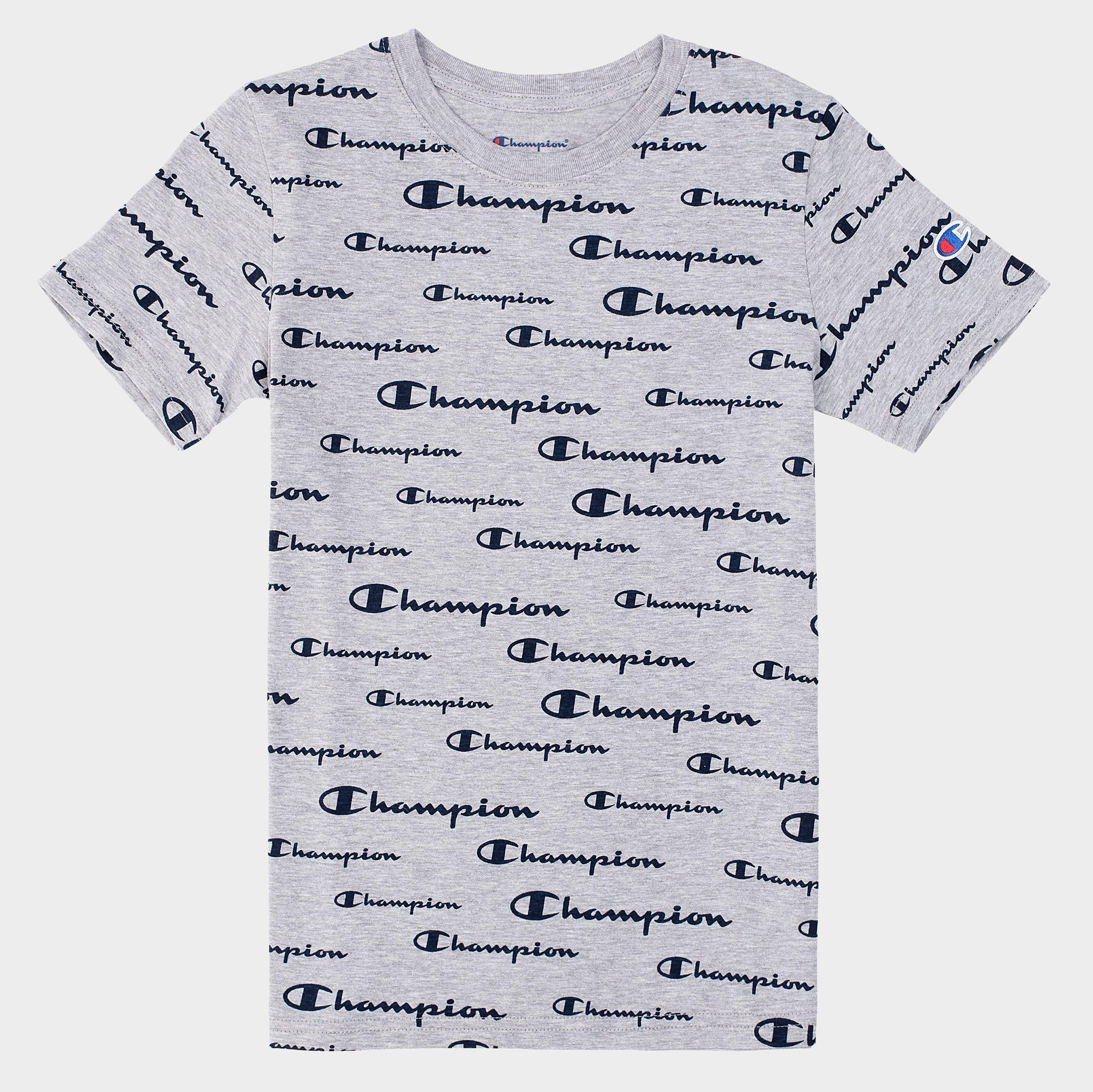 champion t shirt kids navy