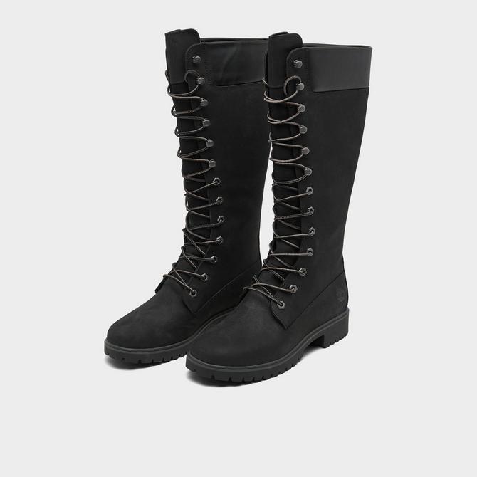 Timberland lace up hot sale knee high boots