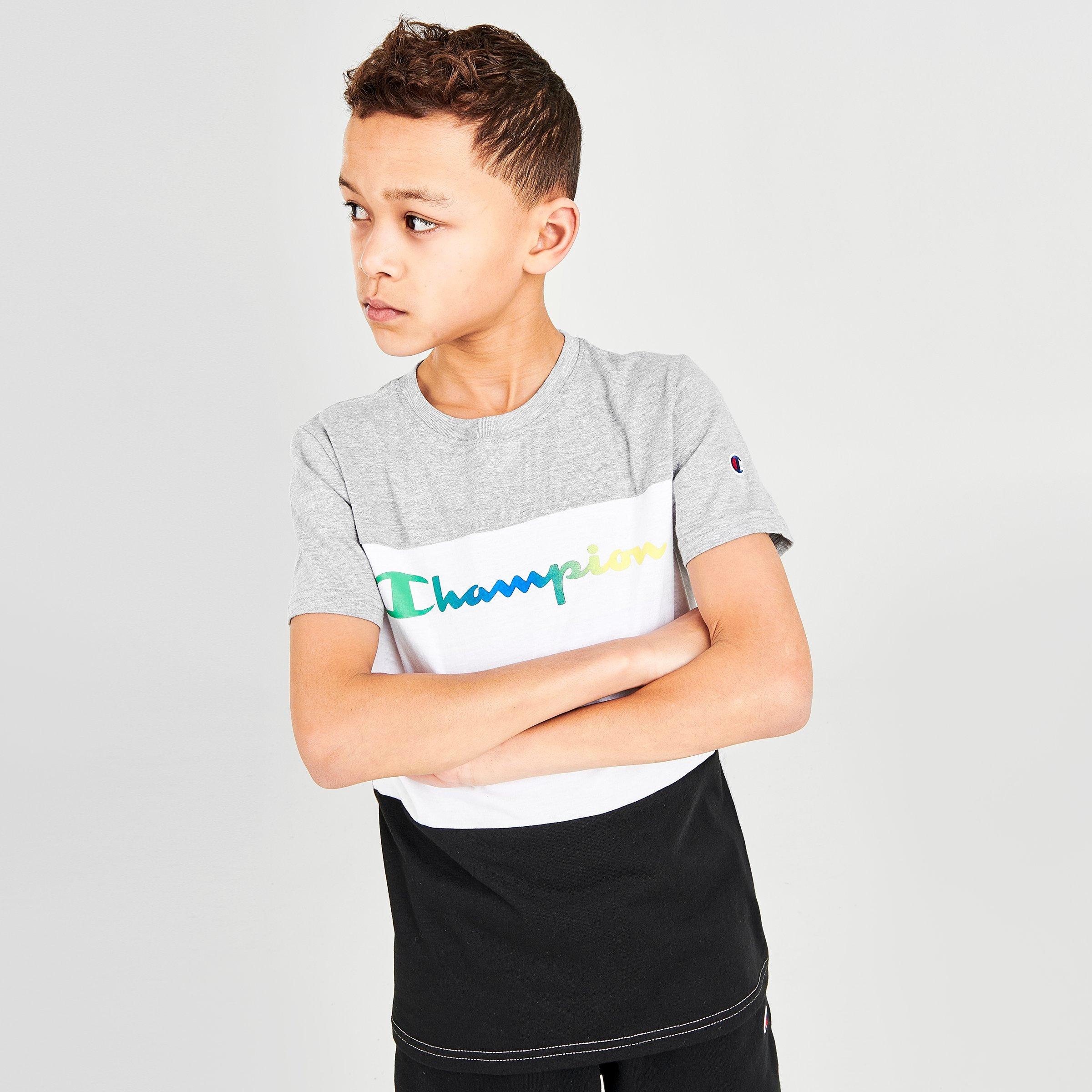 champion colorblock tee