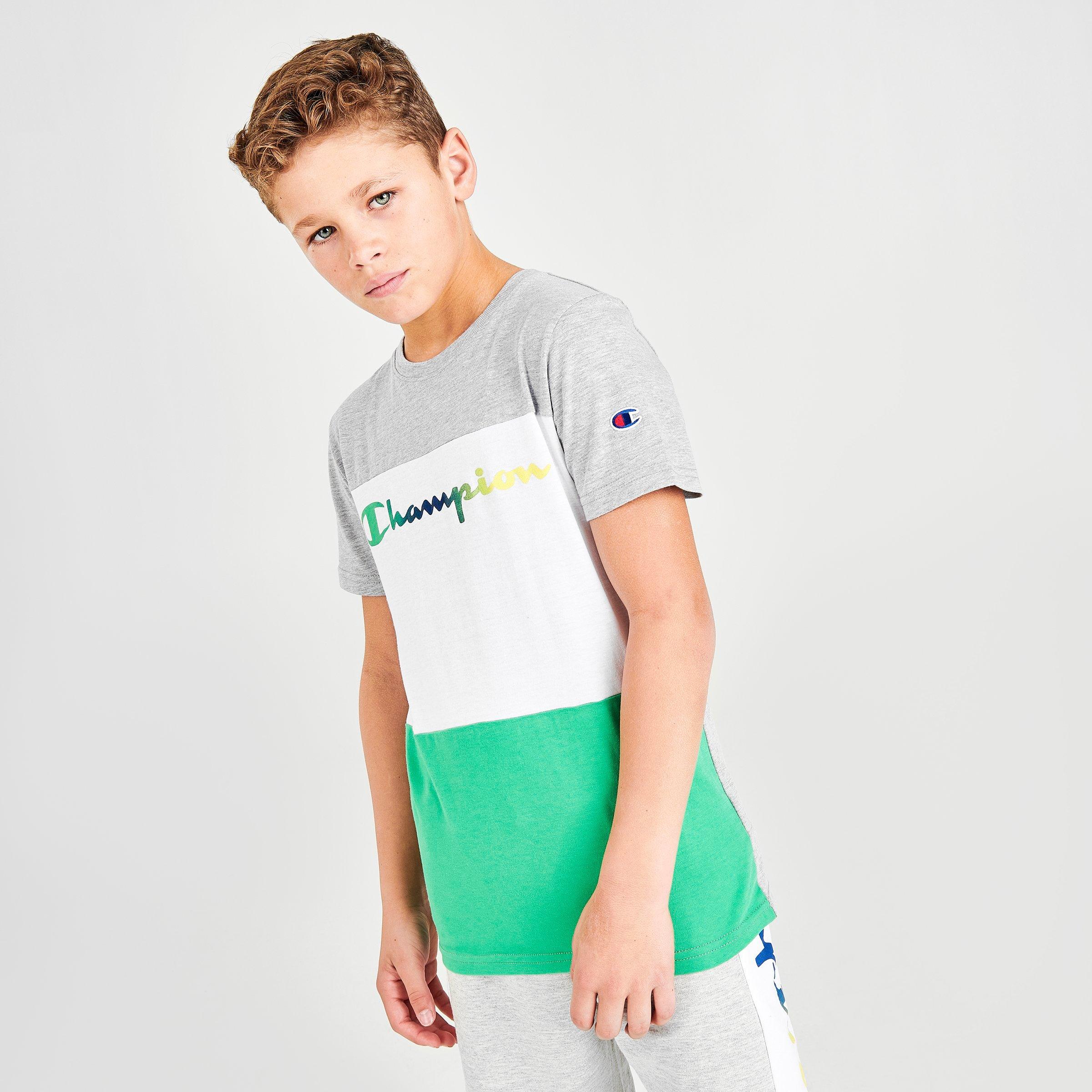 champion colorblock shirt