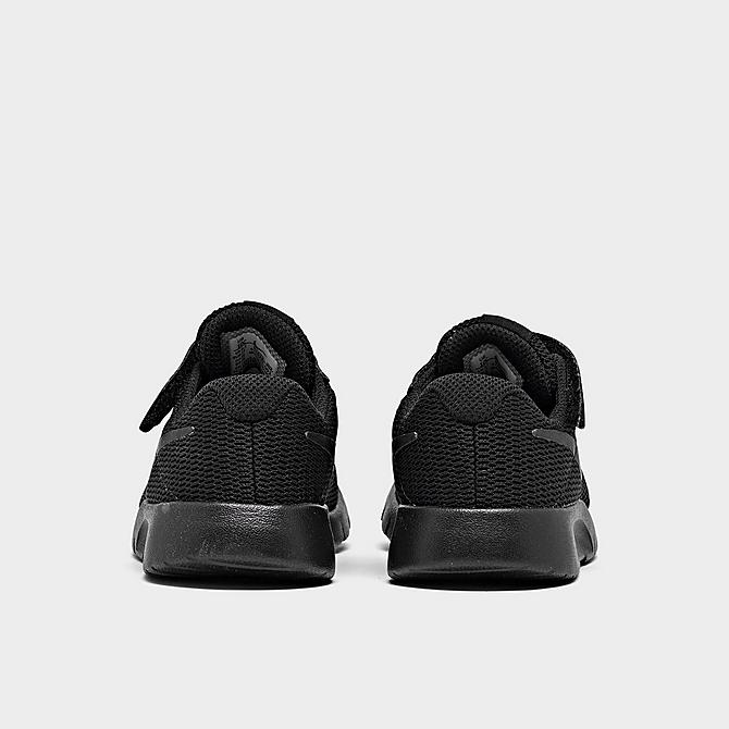 Left view of Boys' Toddler Nike Tanjun Casual Shoes in Black/Black Click to zoom