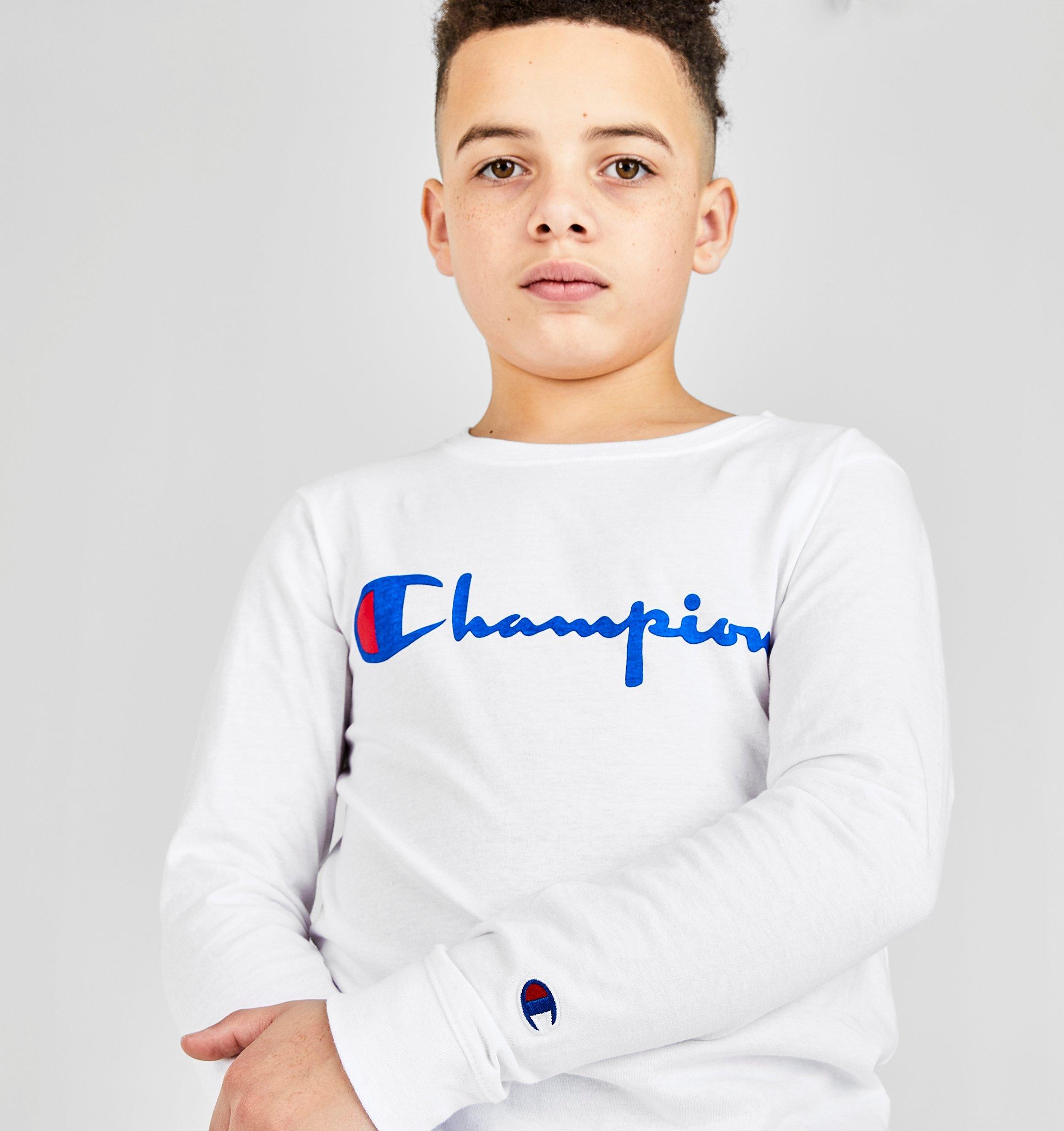 champion long sleeve kids