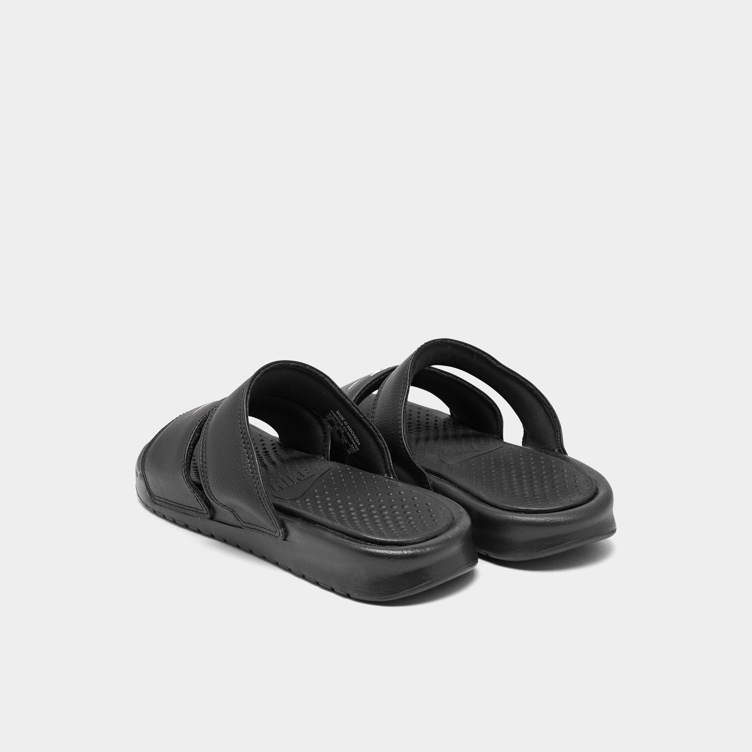 women's nike benassi duo slide sandals