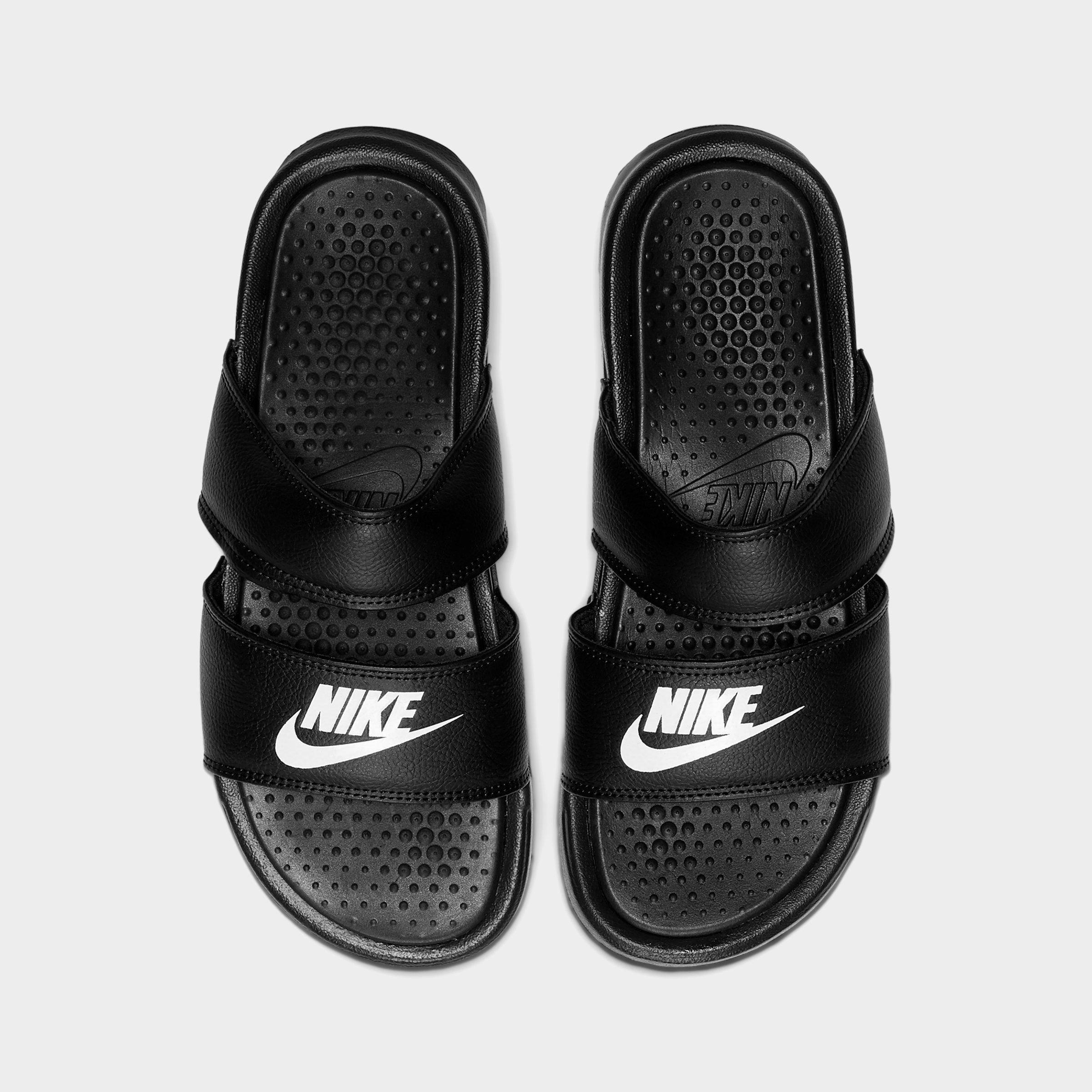 women's nike duo benassi slides