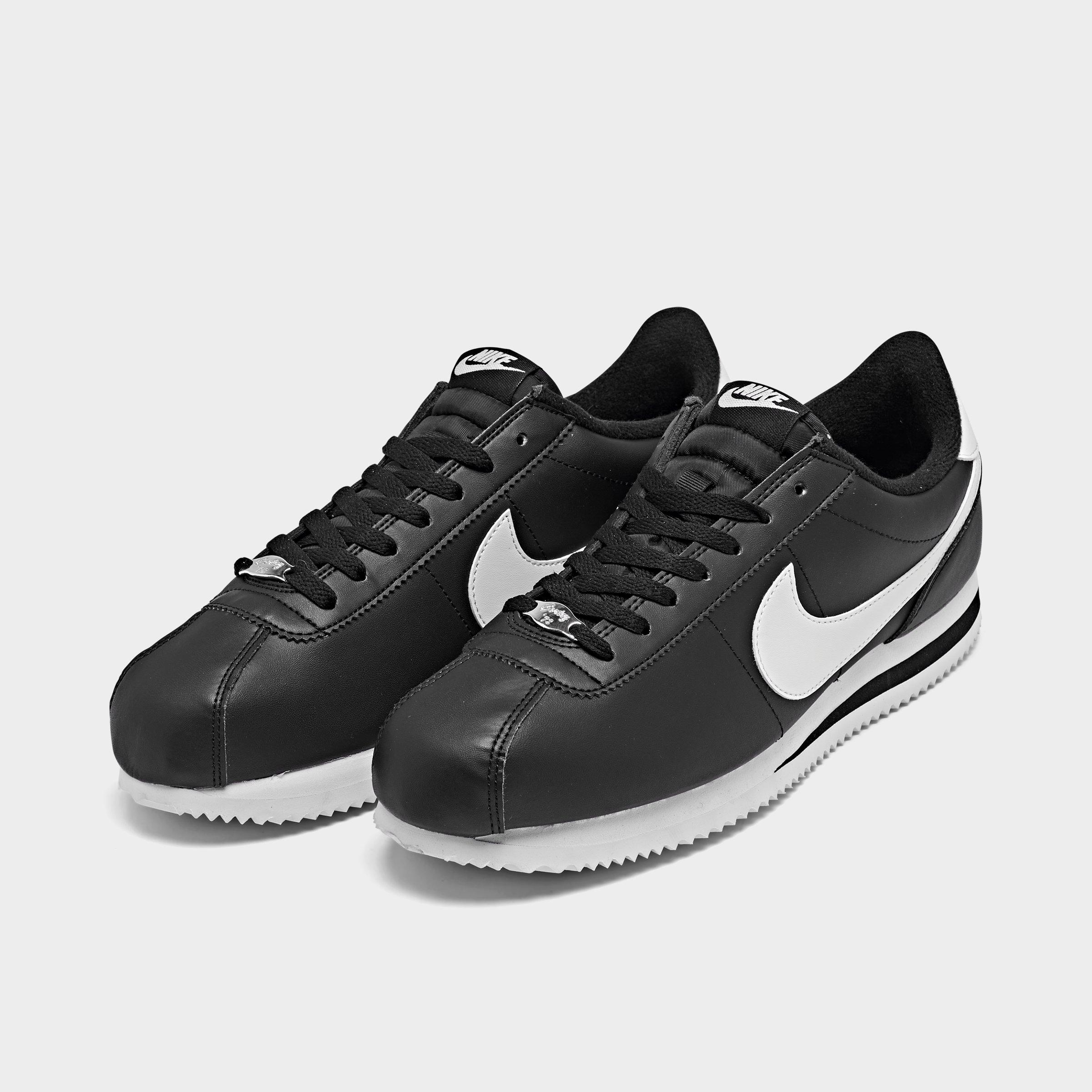 nike cortez black and grey