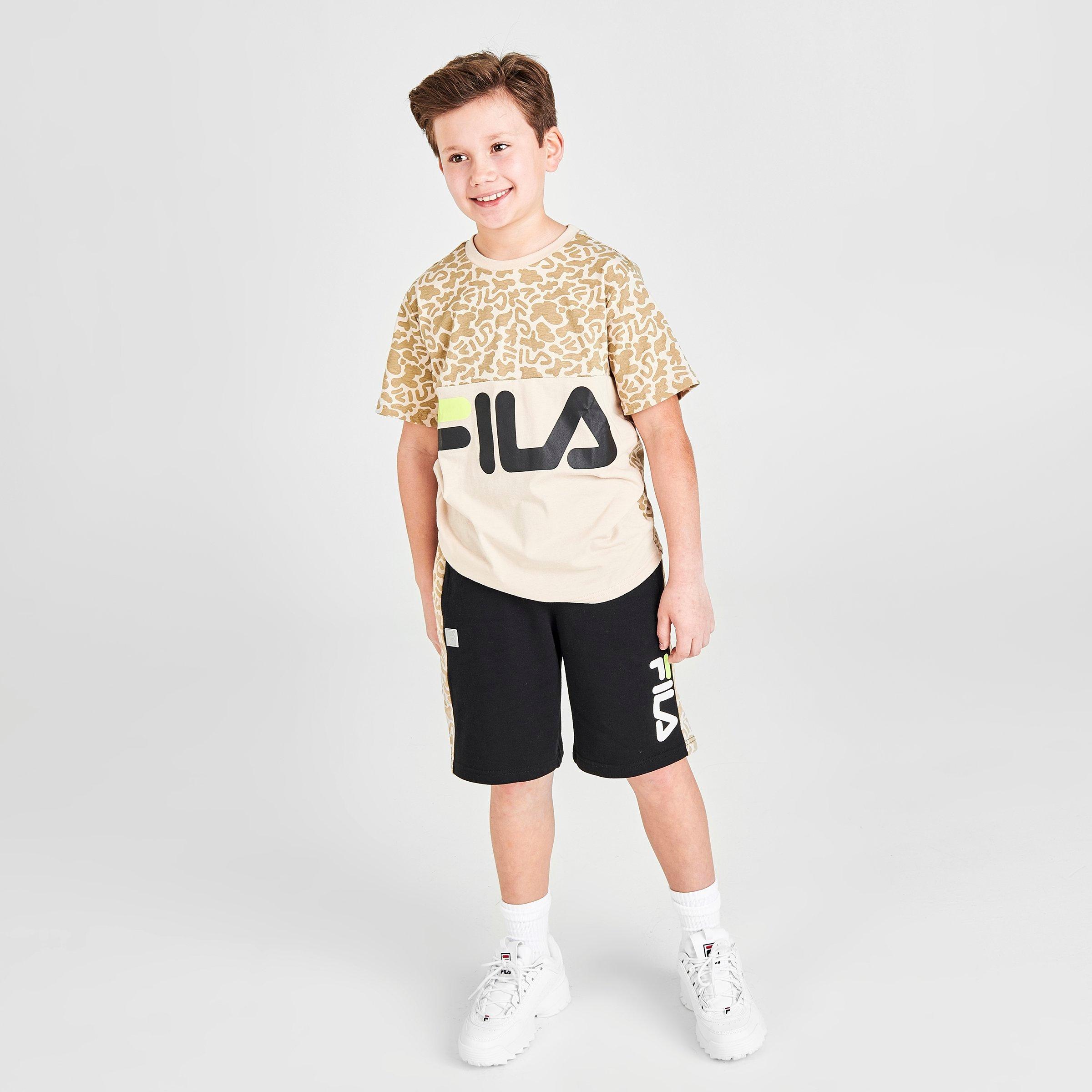 fila shorts and t shirt